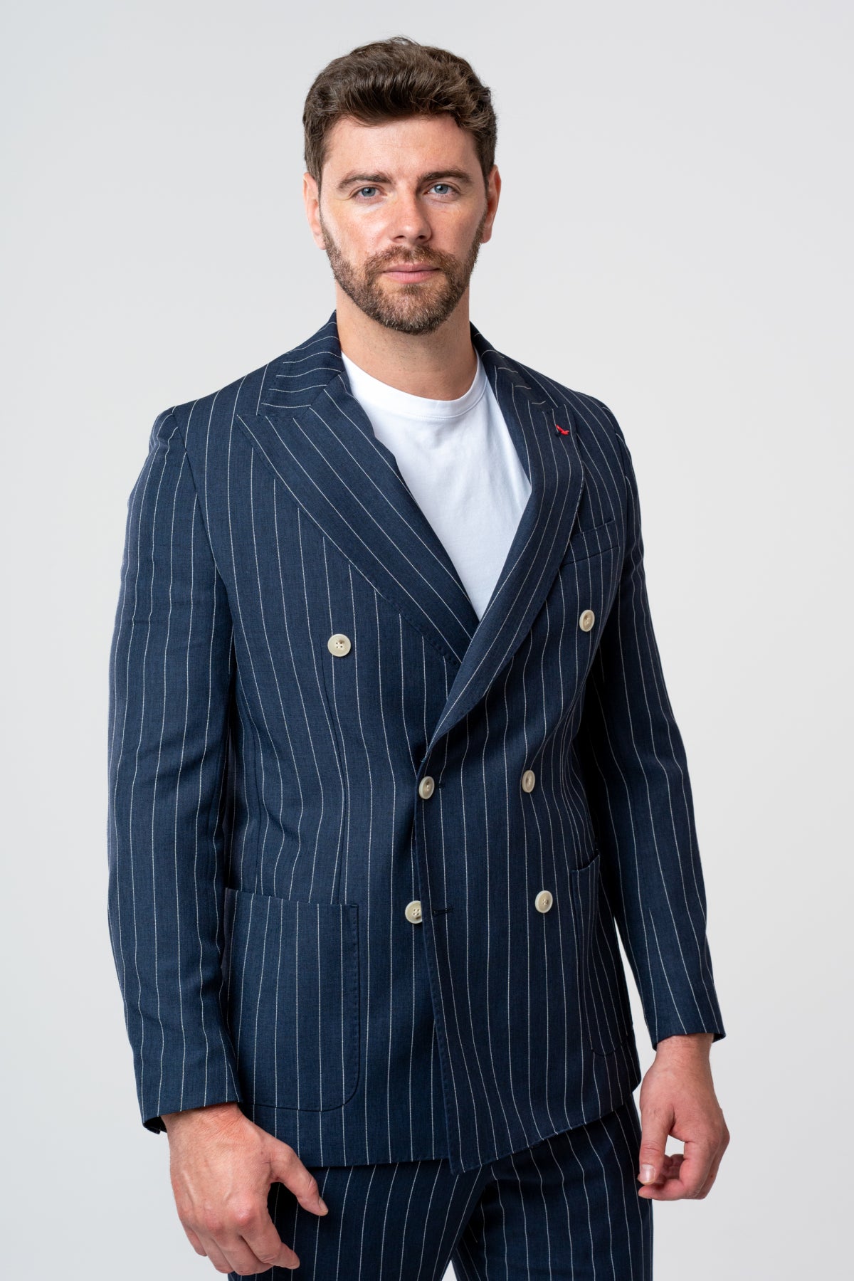 COSTUM CASUAL REGULAR FIT D'S DAMAT  - Bleumarin