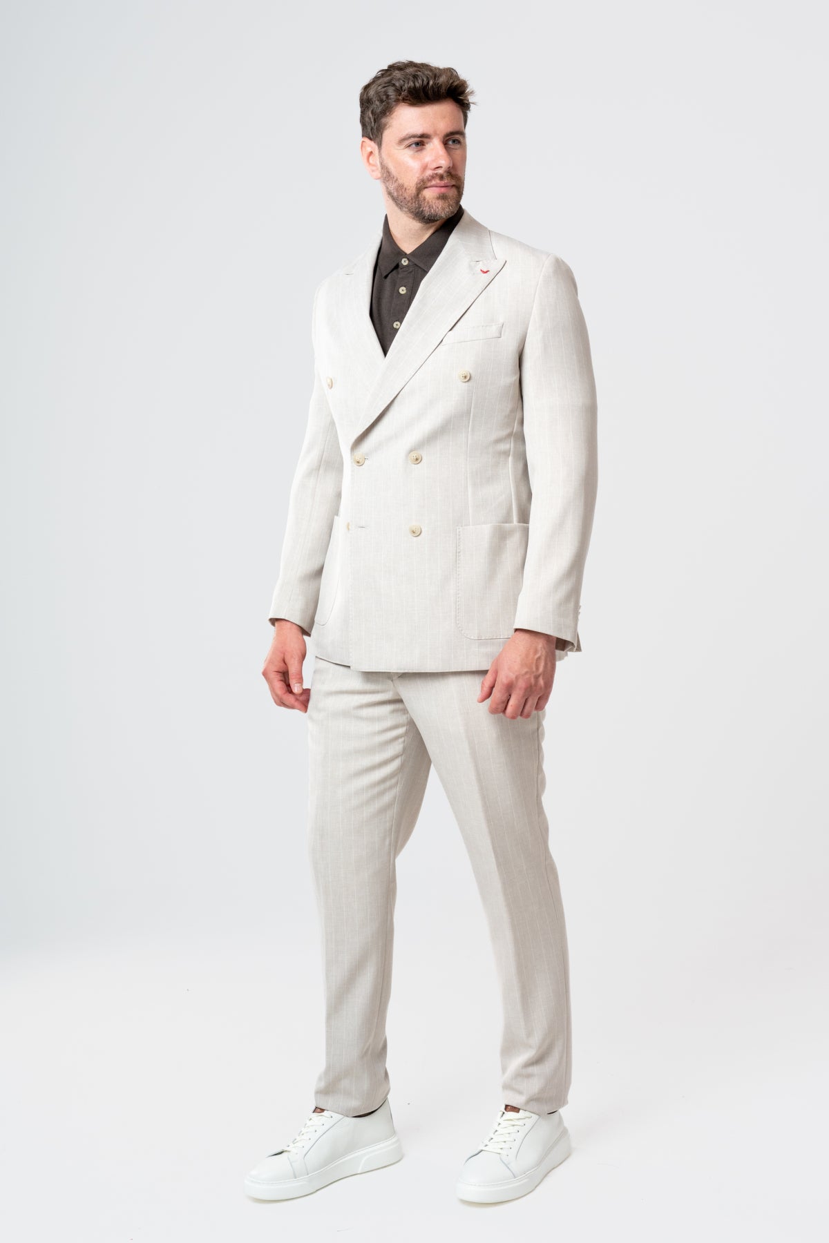 COSTUM CASUAL REGULAR FIT D'S DAMAT  - Bej