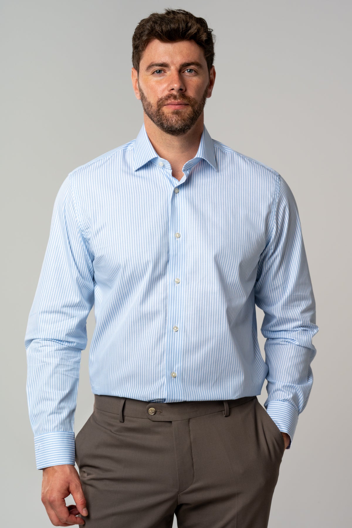 CAMASA REGULAR FIT D'S DAMAT  - Bleu