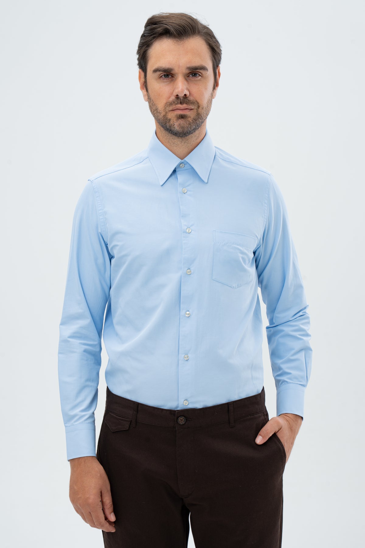 CAMASA REGULAR FIT D'S DAMAT  - Bleu