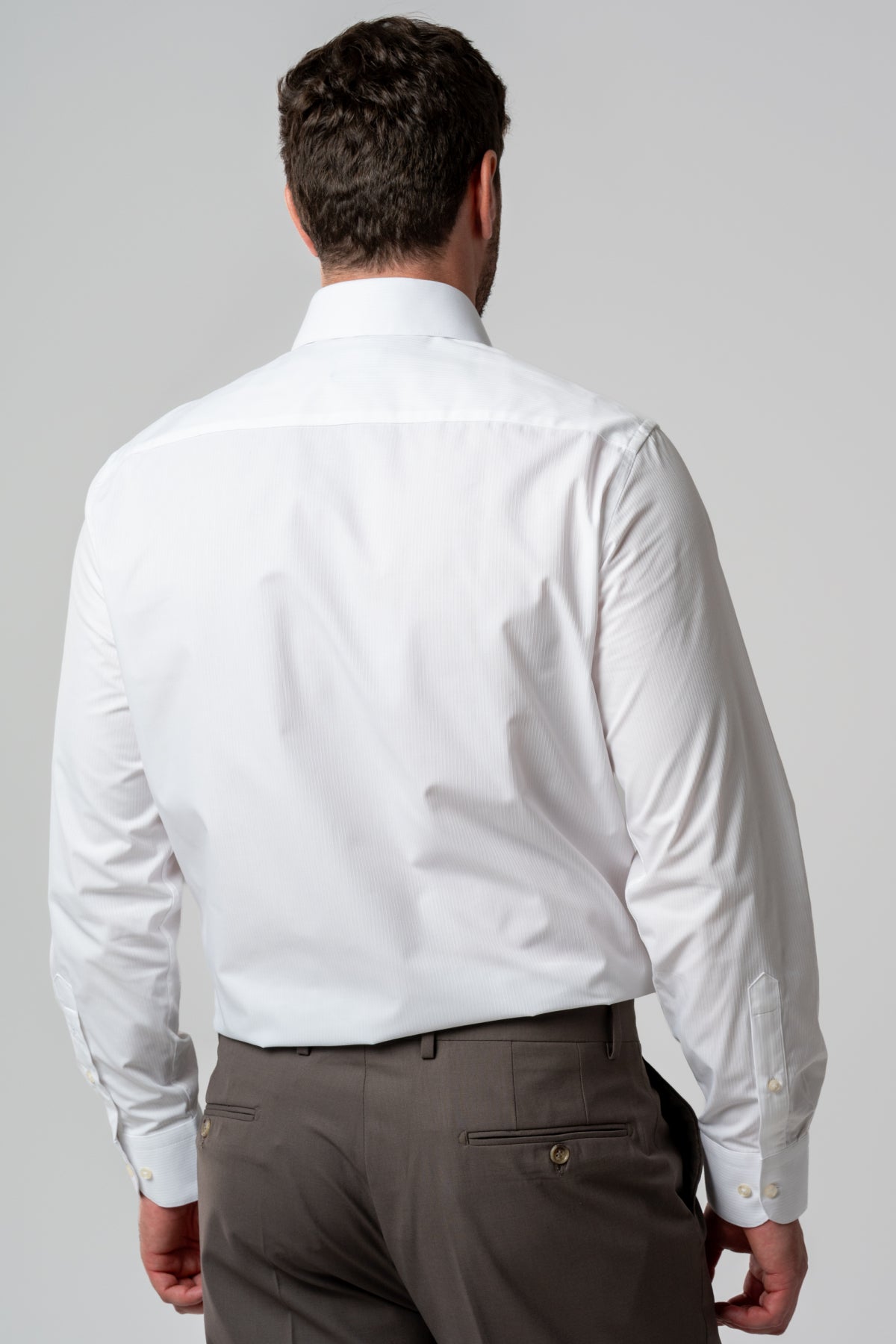 CAMASA REGULAR FIT D'S DAMAT  - Alb