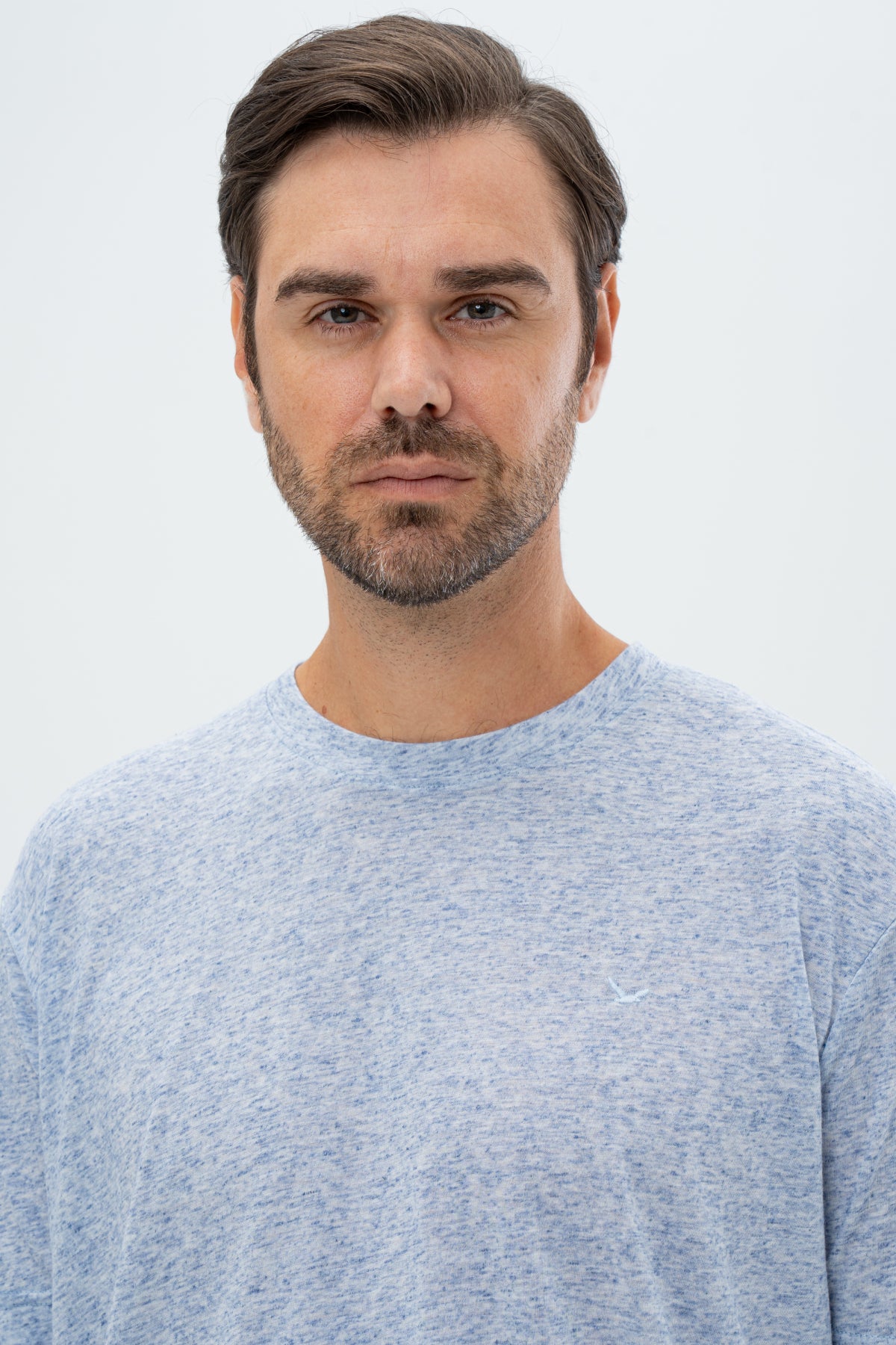 TRICOU REGULAR FIT D'S DAMAT  - Bleu