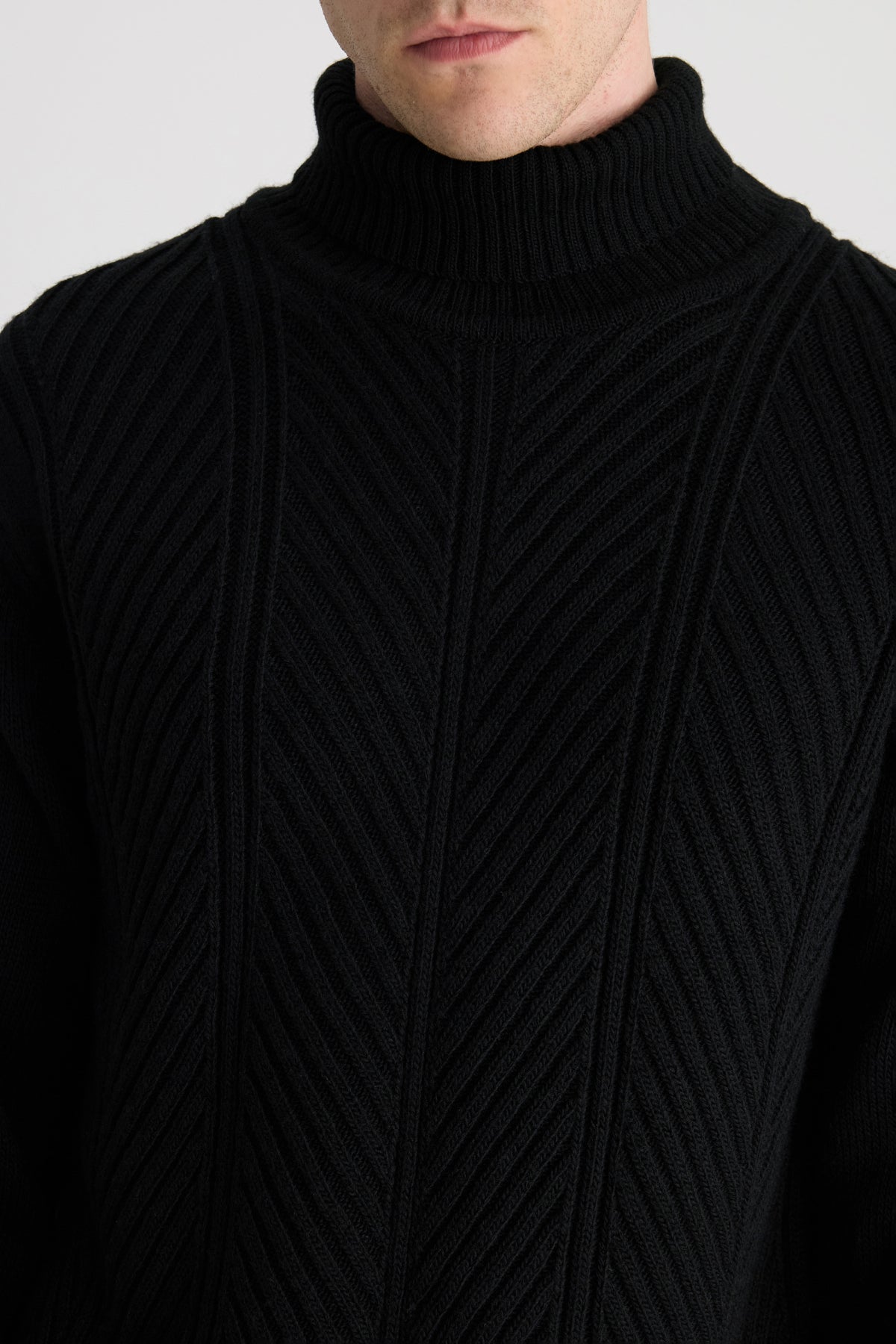 PULOVER REGULAR FIT D'S DAMAT   - Negru