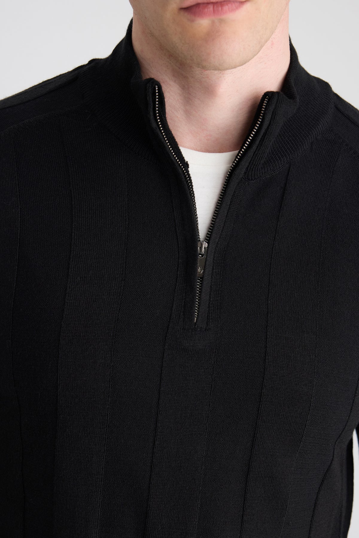 PULOVER REGULAR FIT D'S DAMAT   - Negru