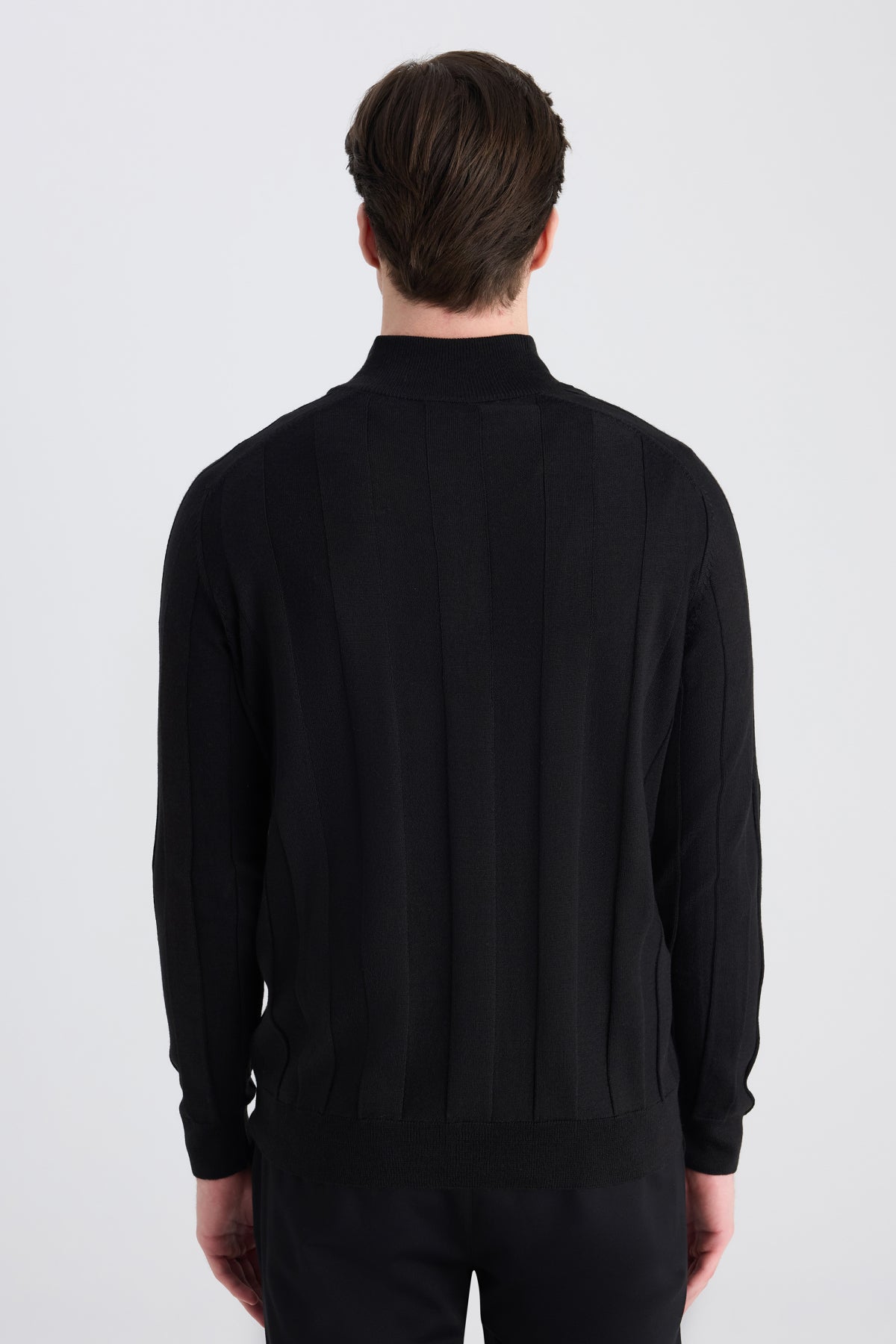 PULOVER REGULAR FIT D'S DAMAT   - Negru