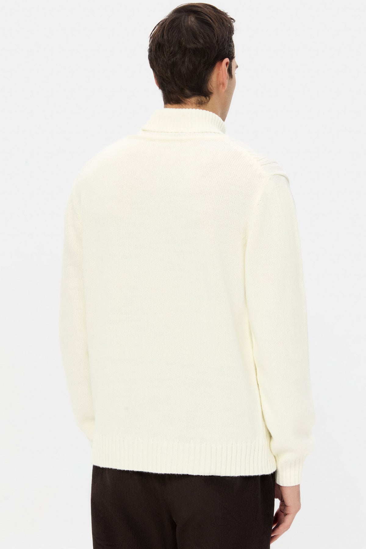 PULOVER REGULAR FIT D'S DAMAT   - Ecru