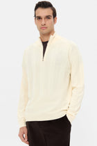 PULOVER REGULAR FIT D'S DAMAT   - Ecru