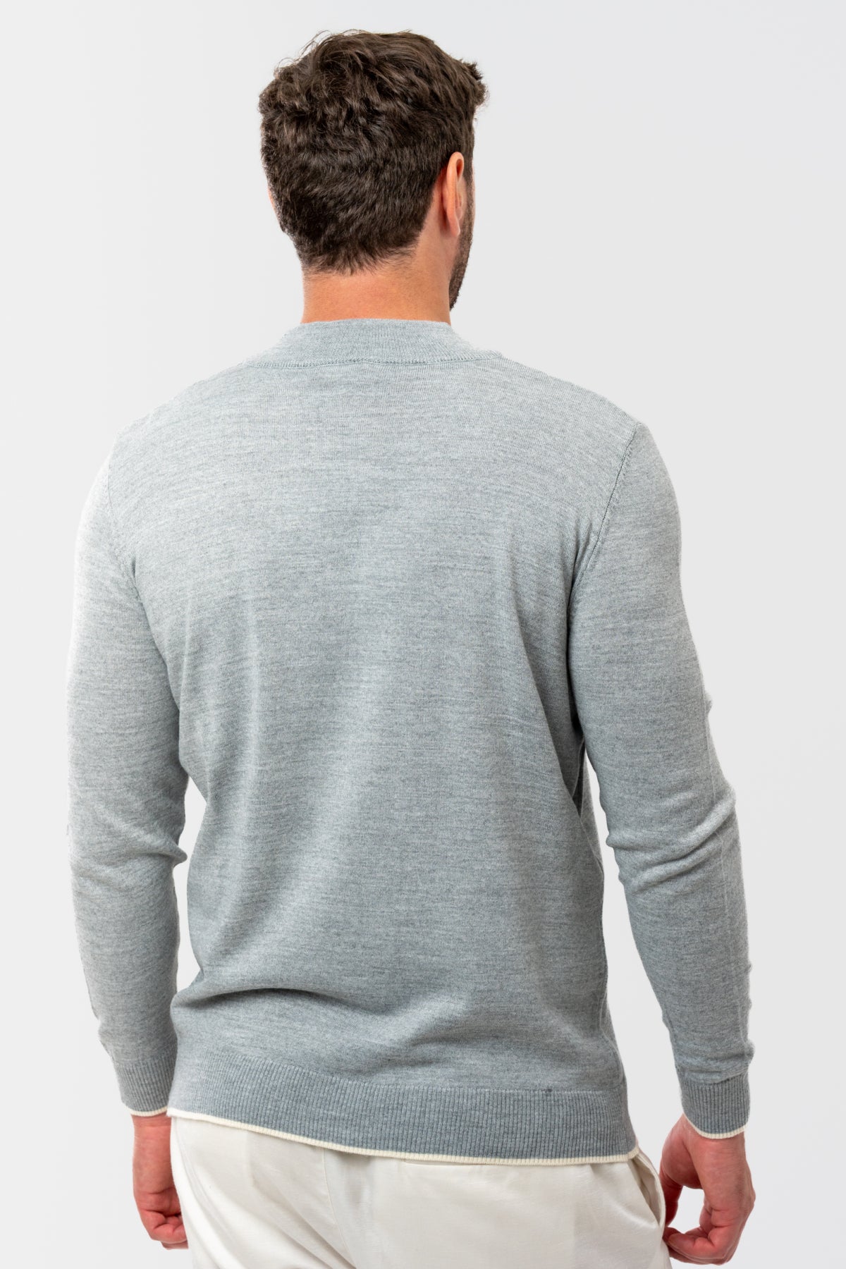 PULOVER REGULAR FIT D'S DAMAT  - Gri