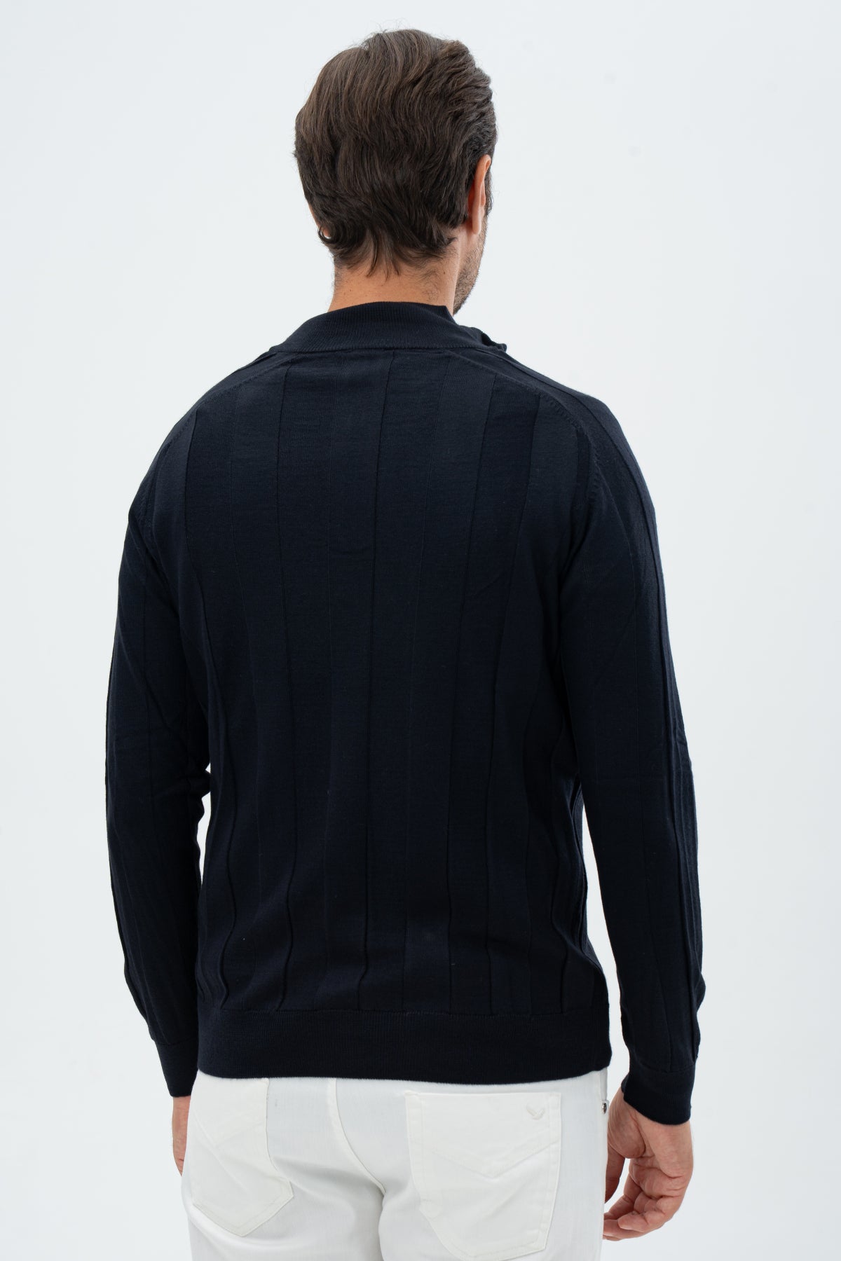 PULOVER REGULAR FIT D'S DAMAT   - Bleumarin