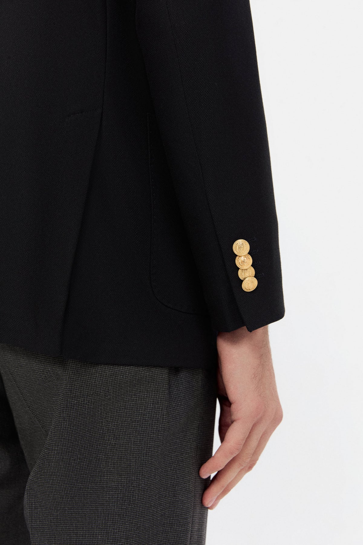 SACOU REGULAR FIT D'S DAMAT  - Negru