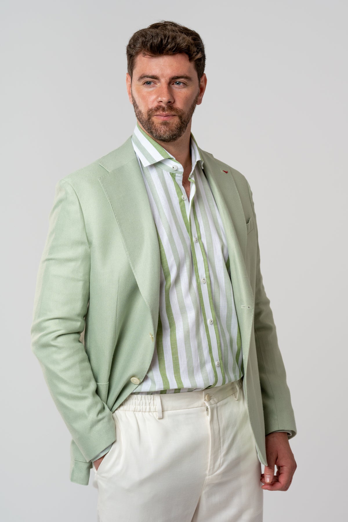 SACOU REGULAR FIT D'S DAMAT  - Turcoaz