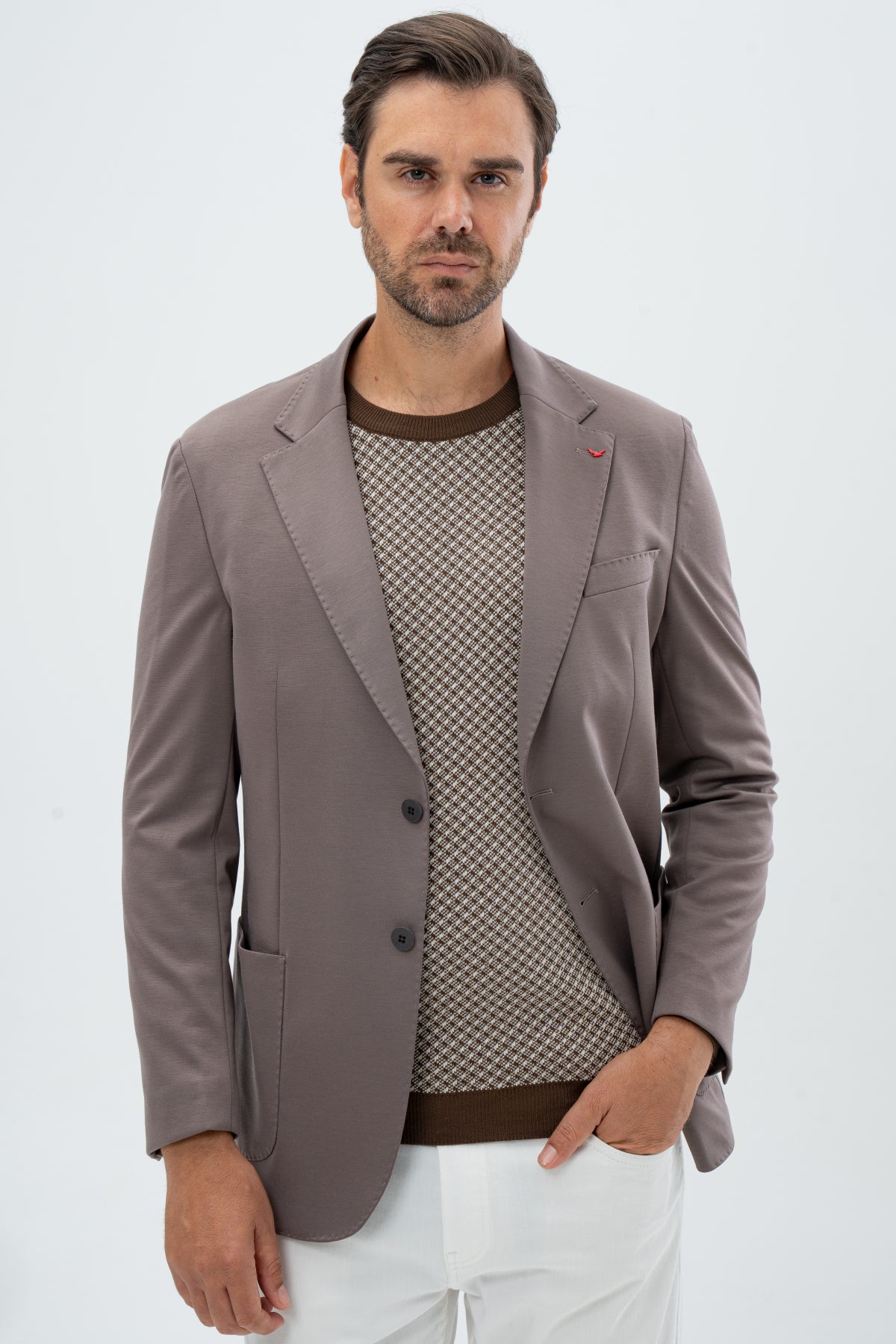 SACOU REGULAR FIT D'S DAMAT  - Bej