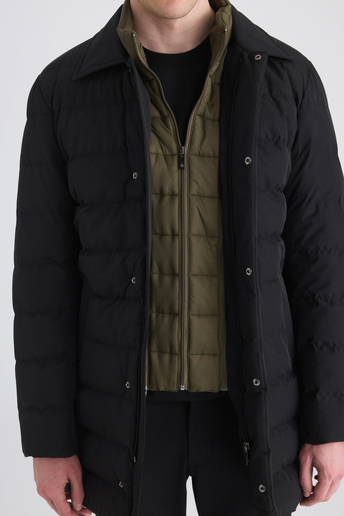 GEACA REGULAR FIT D'S DAMAT  - Negru