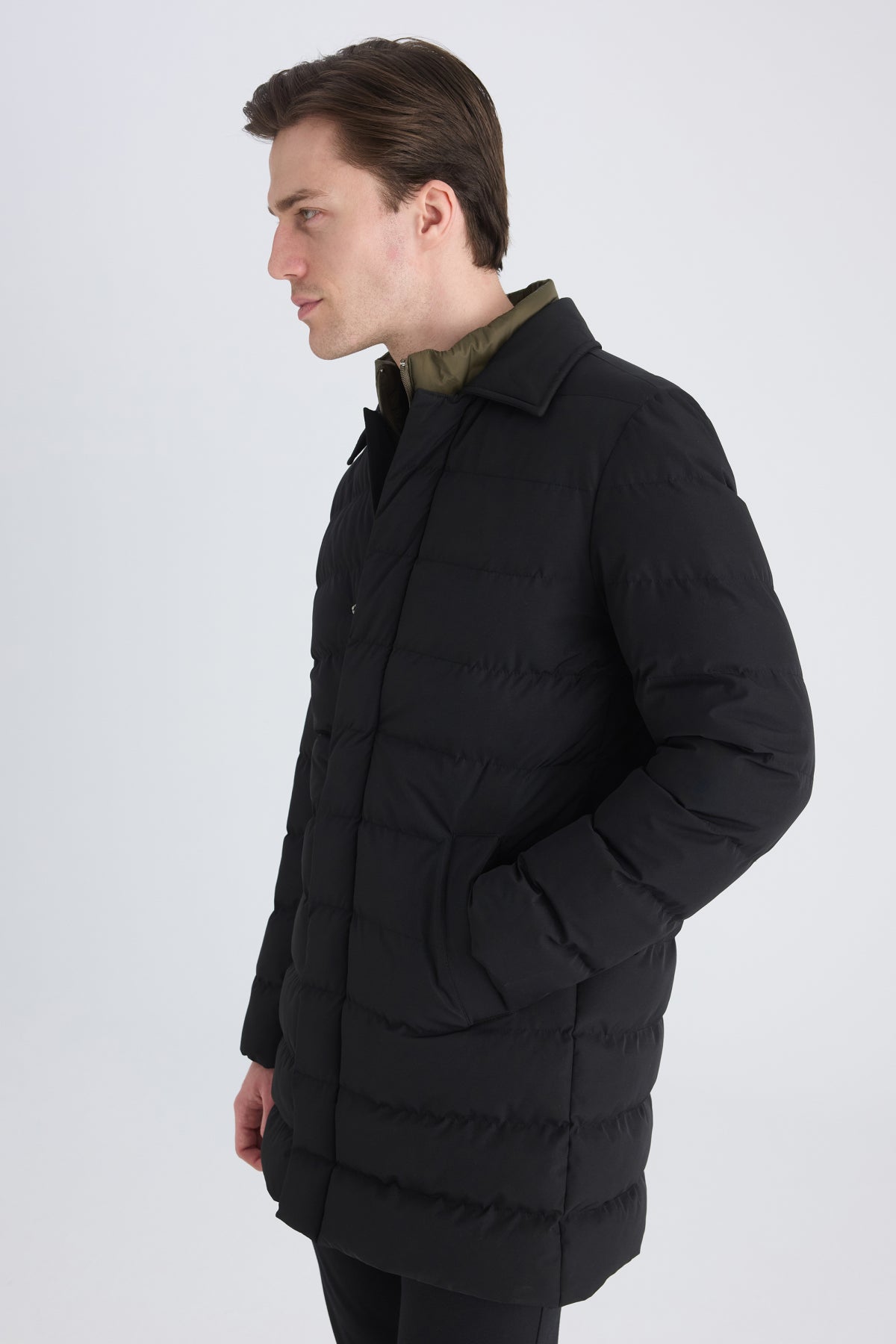 GEACA REGULAR FIT D'S DAMAT  - Negru