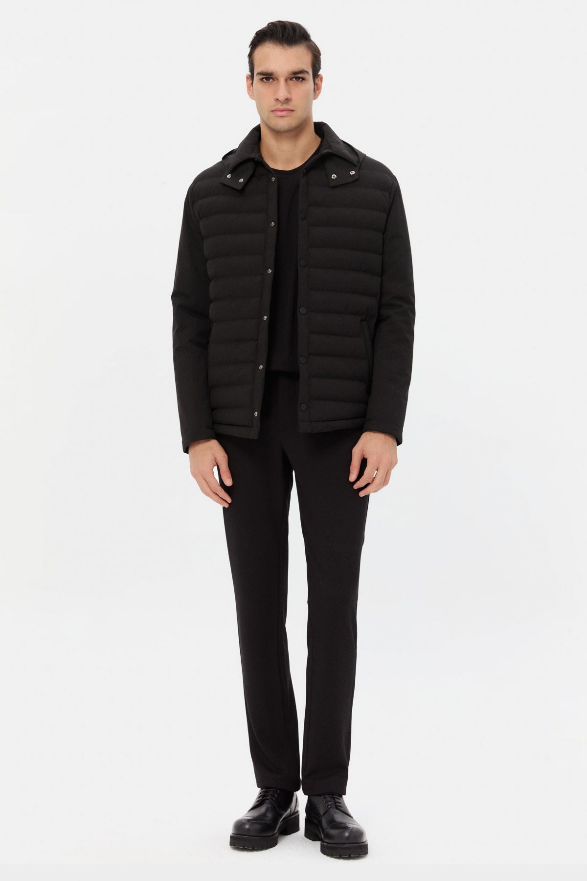 GEACA REGULAR FIT D'S DAMAT   - Negru