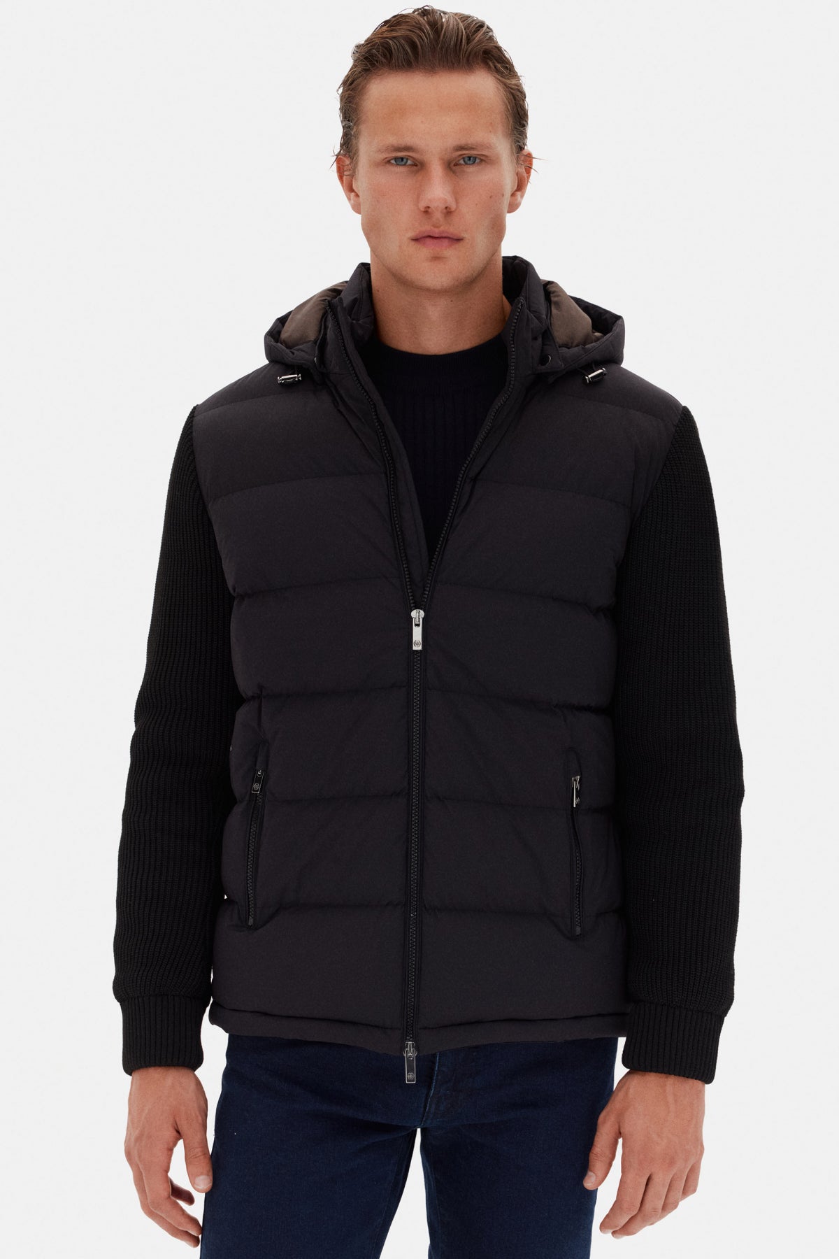 GEACA REGULAR FIT D'S DAMAT  - Negru