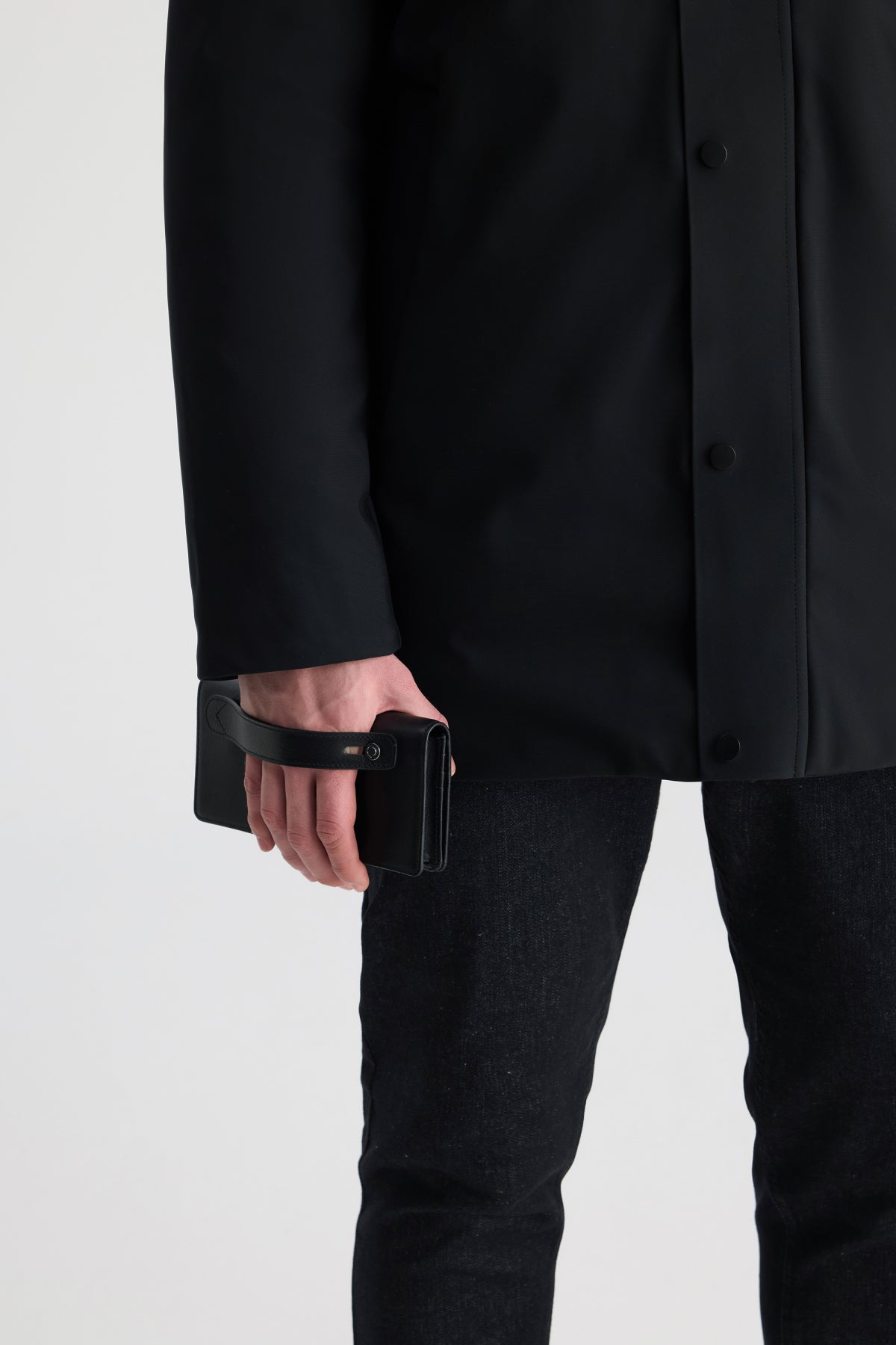 GEACA REGULAR FIT D'S DAMAT  - Negru