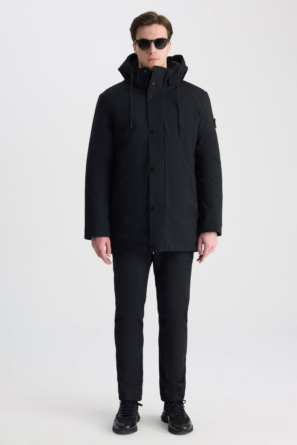 GEACA REGULAR FIT D'S DAMAT  - Negru