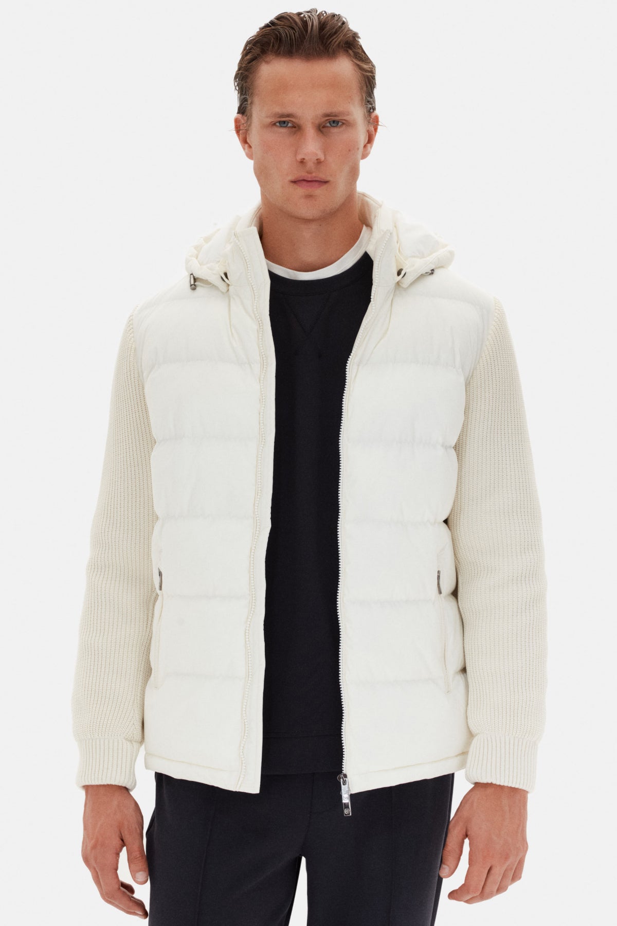GEACA REGULAR FIT D'S DAMAT  - Ecru