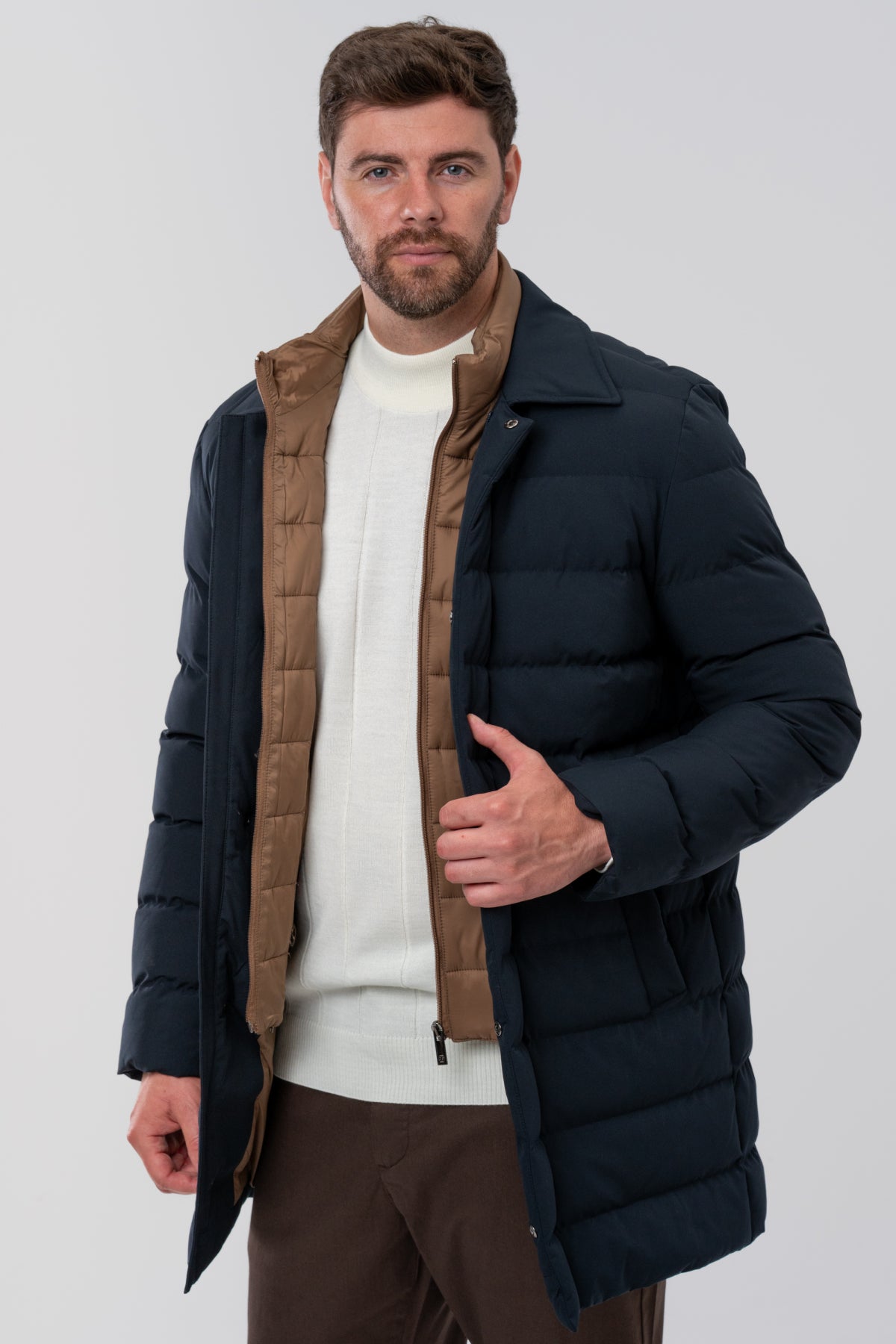 GEACA REGULAR FIT D'S DAMAT  - Bleumarin