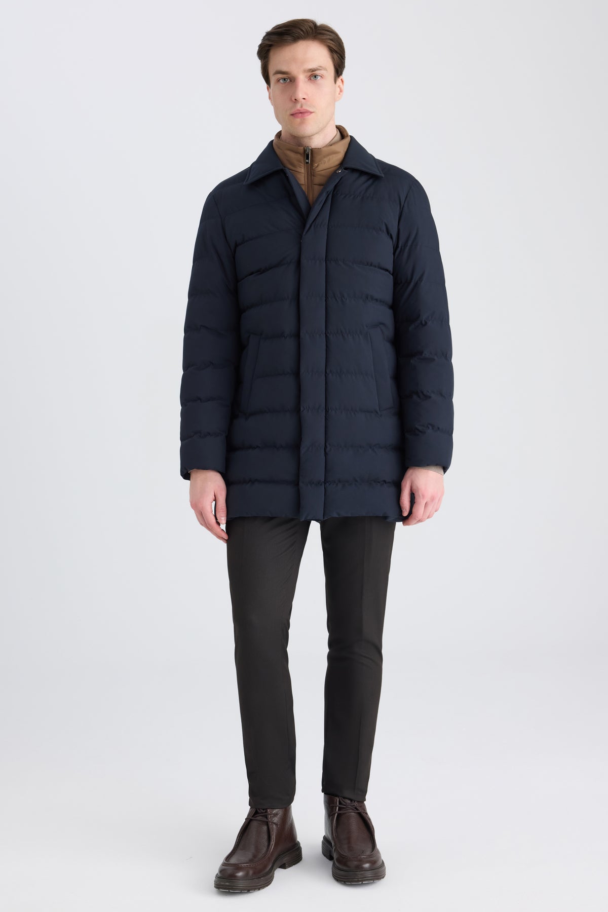 GEACA REGULAR FIT D'S DAMAT  - Bleumarin