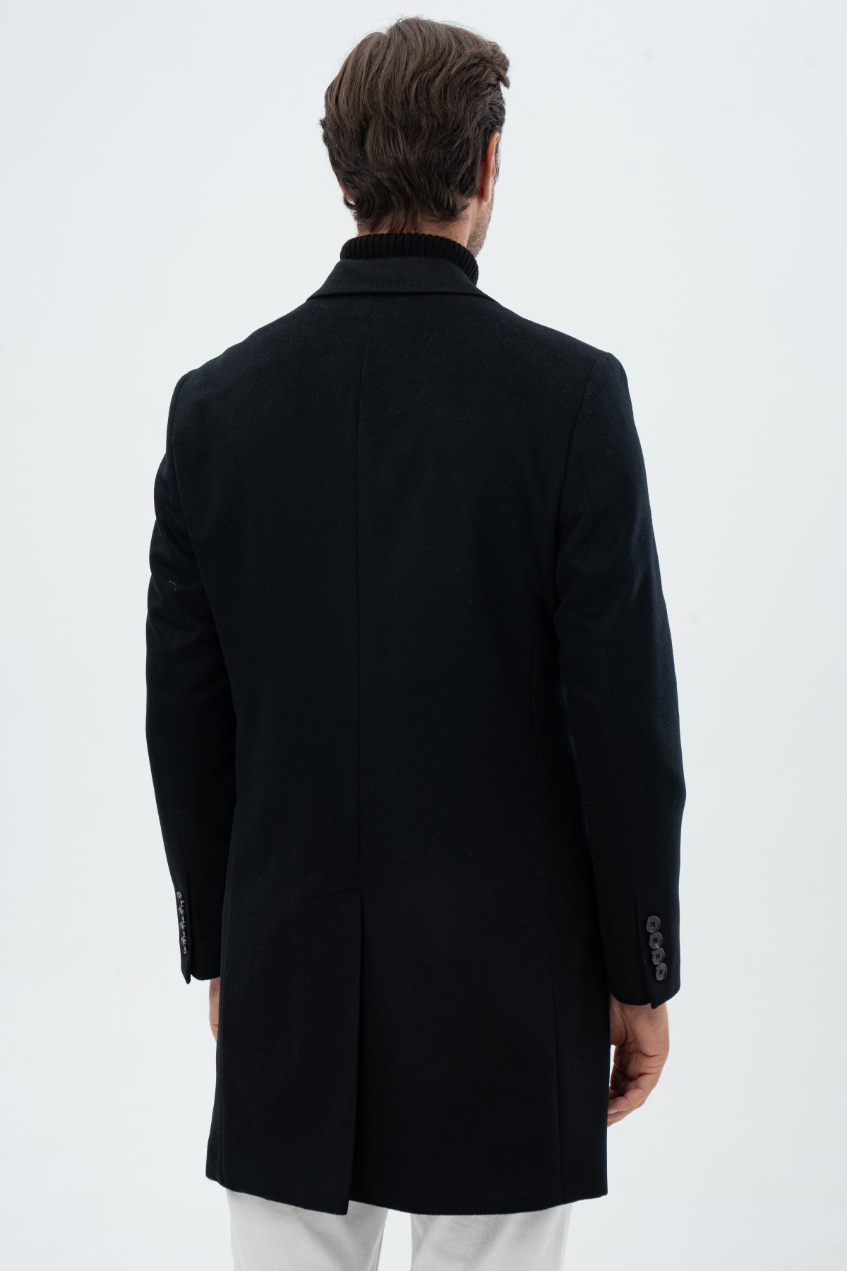 PALTON REGULAR FIT D'S DAMAT   - Negru