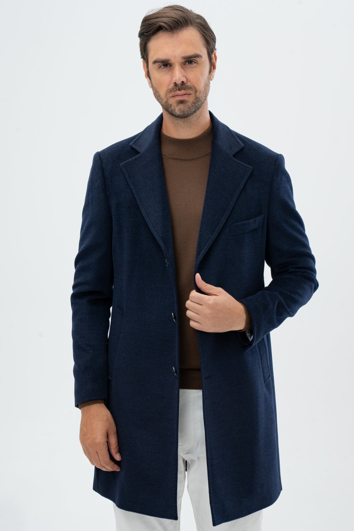 PALTON REGULAR FIT D'S DAMAT   - Bleumarin