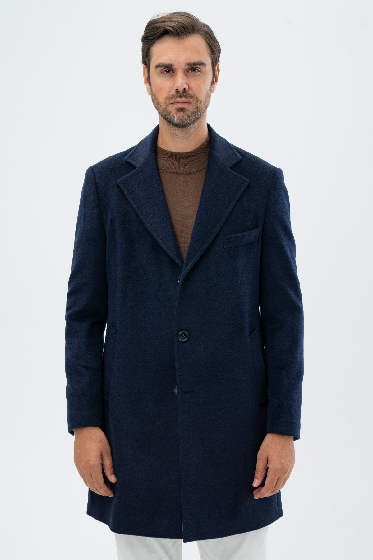 PALTON REGULAR FIT D'S DAMAT   - Bleumarin