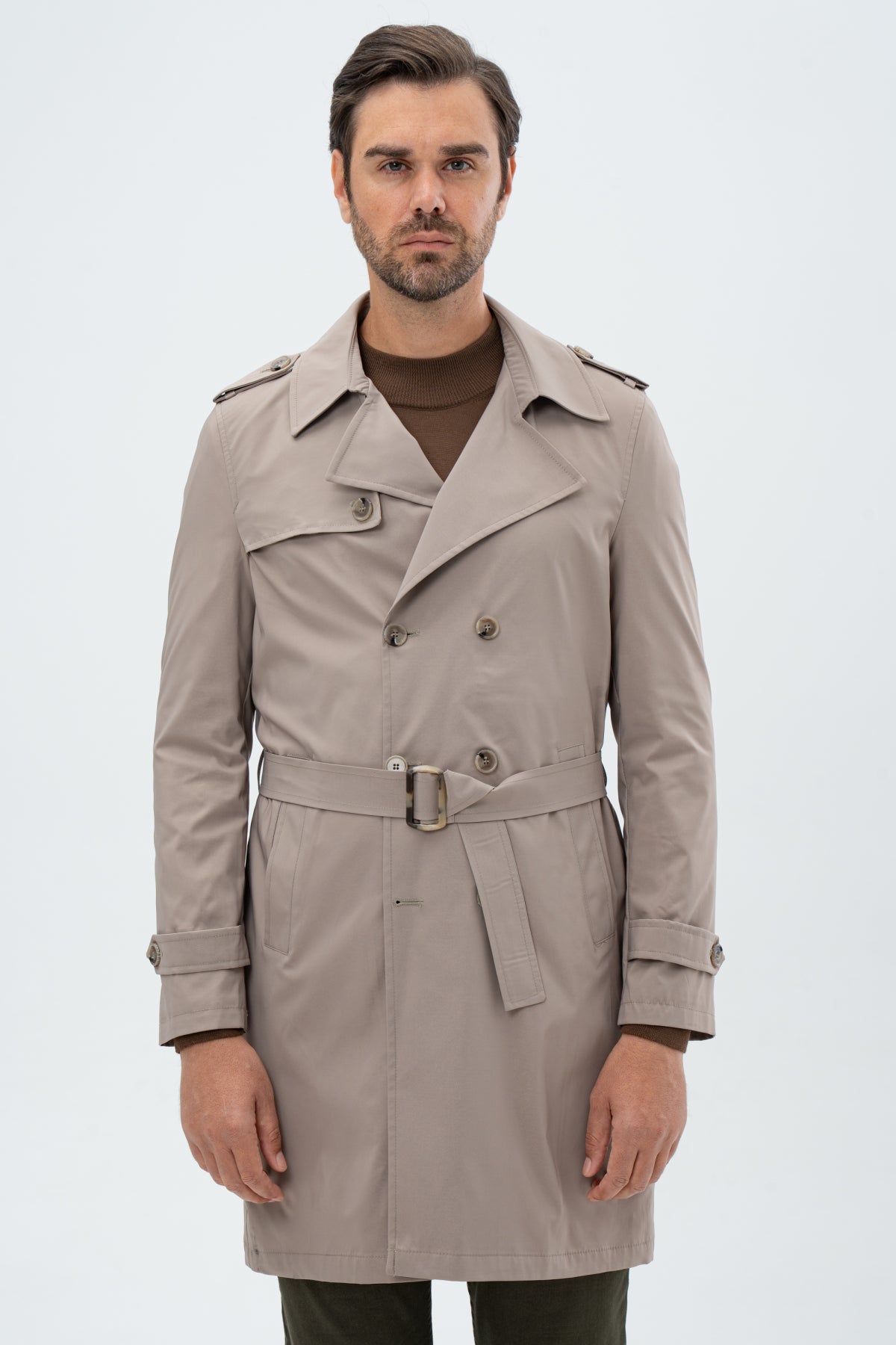 TRENCI REGULAR FIT D'S DAMAT  - Bej