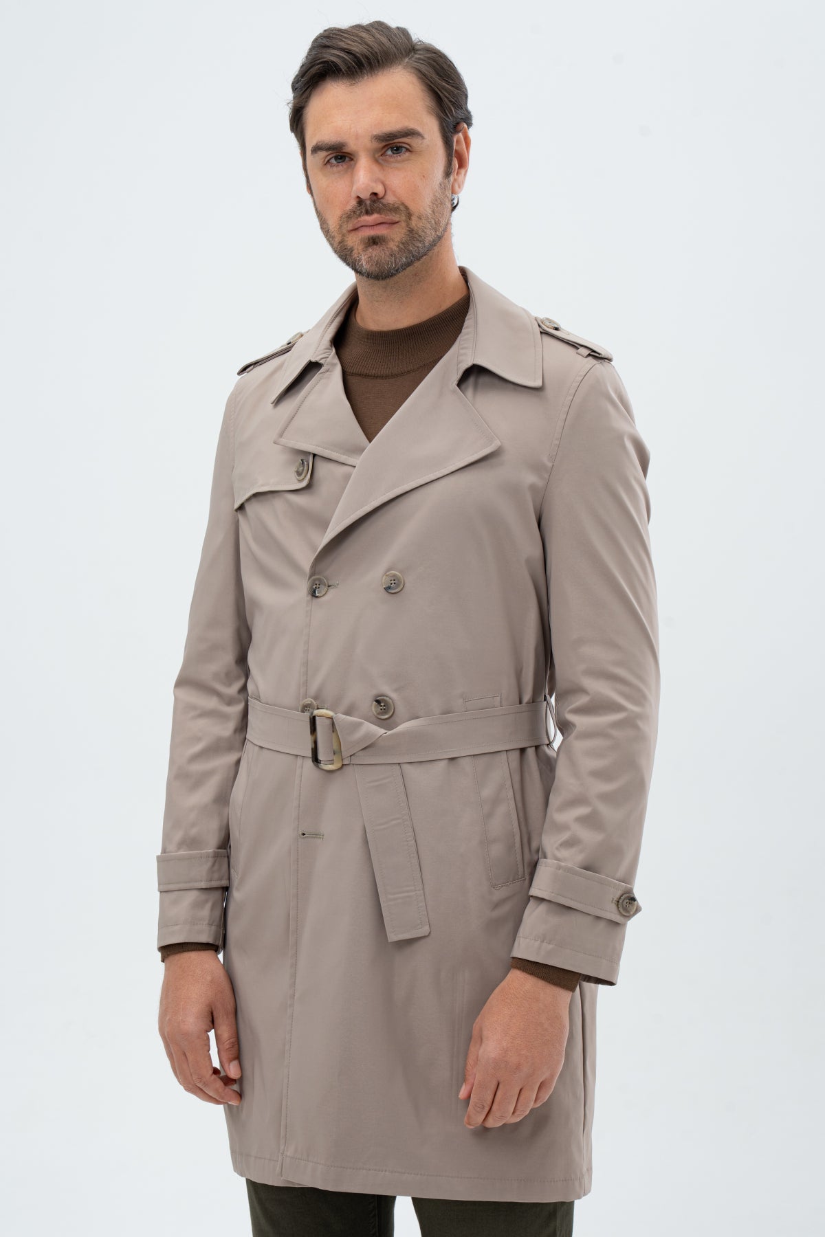 TRENCI REGULAR FIT D'S DAMAT  - Bej