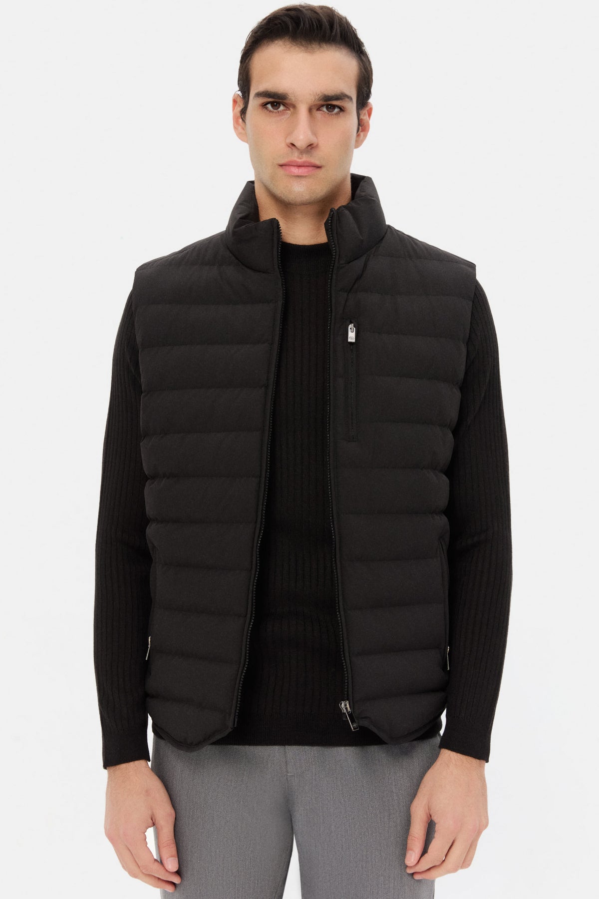 VESTA REGULAR FIT D'S DAMAT   - Negru