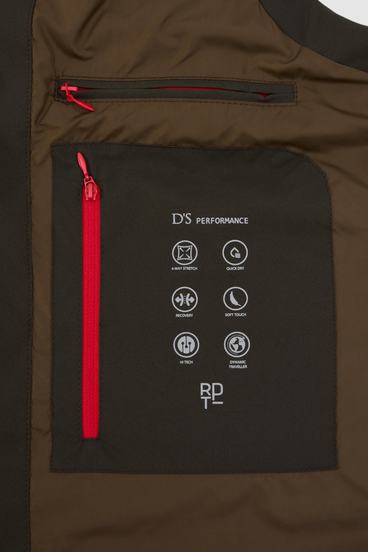 VESTA REGULAR FIT D'S DAMAT   - Kaki