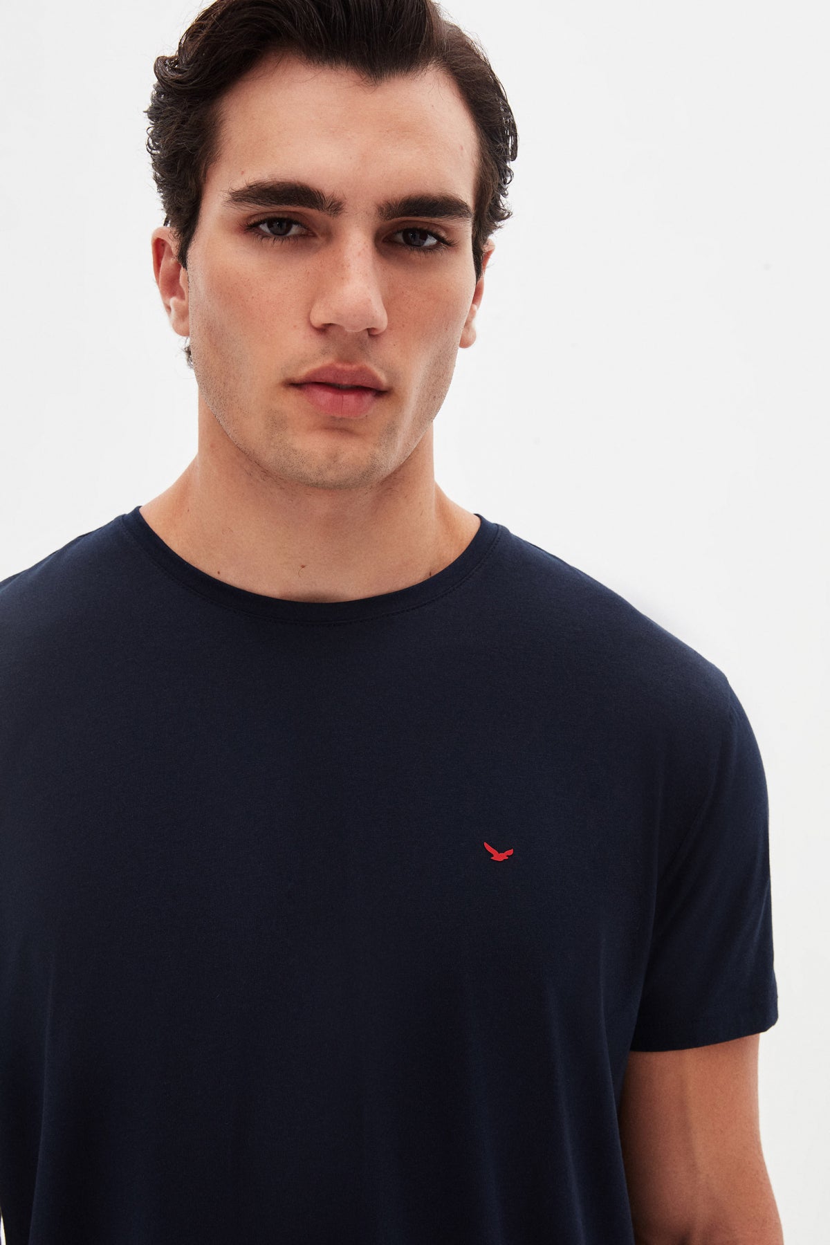 TRICOU SLIM FIT D'S DAMAT  - Bleumarin