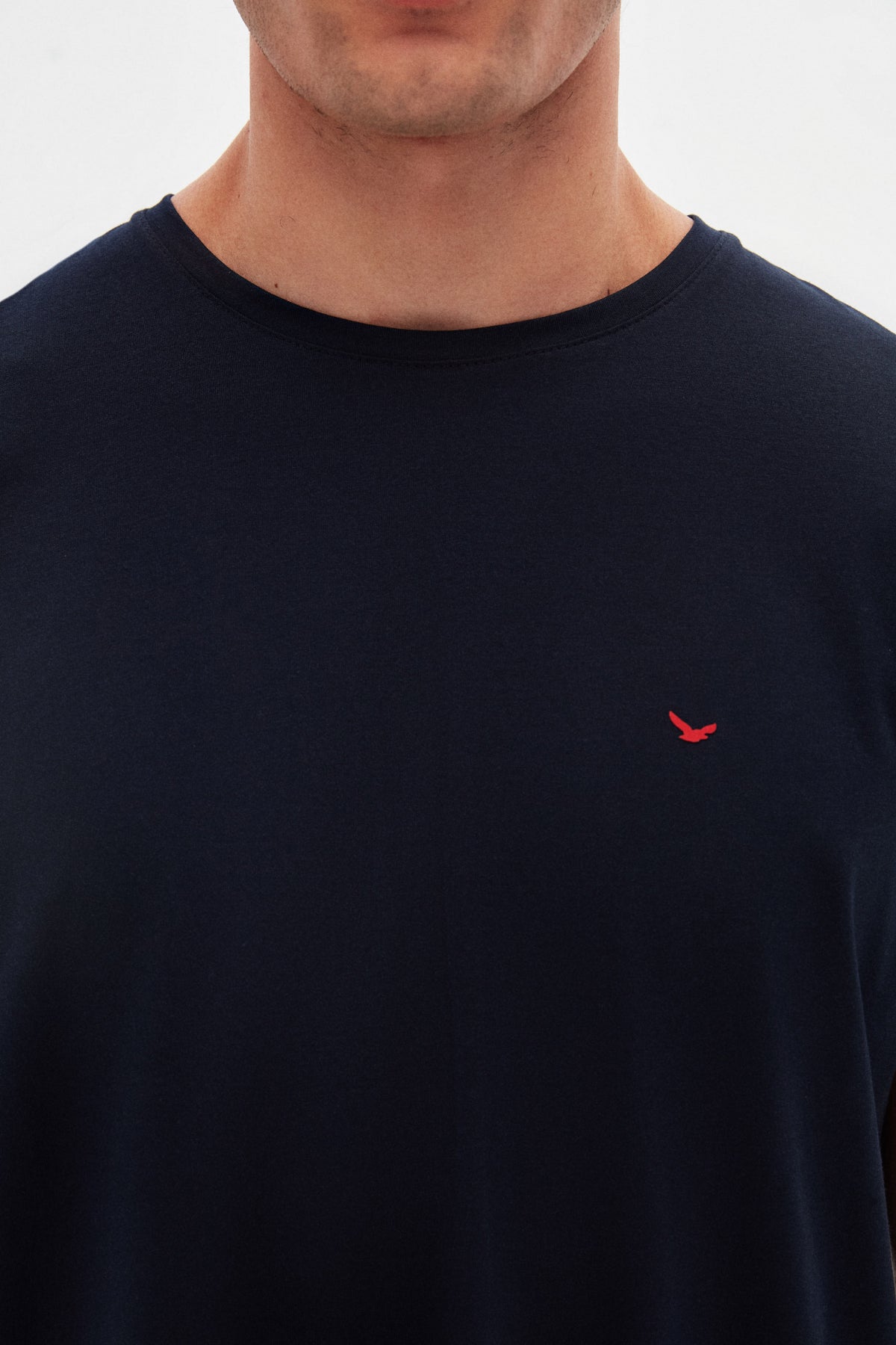 TRICOU SLIM FIT D'S DAMAT  - Bleumarin