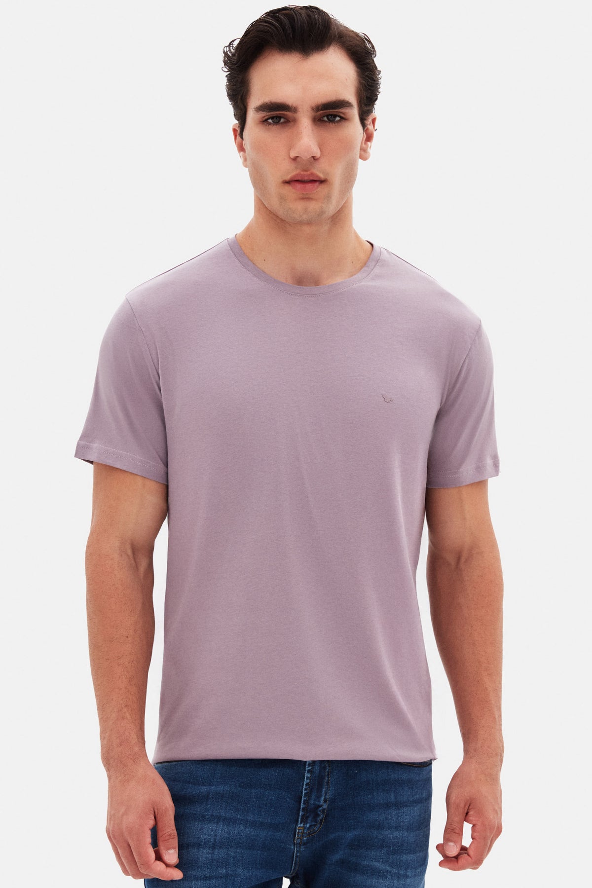 TRICOU SLIM FIT D'S DAMAT  - Sorbet