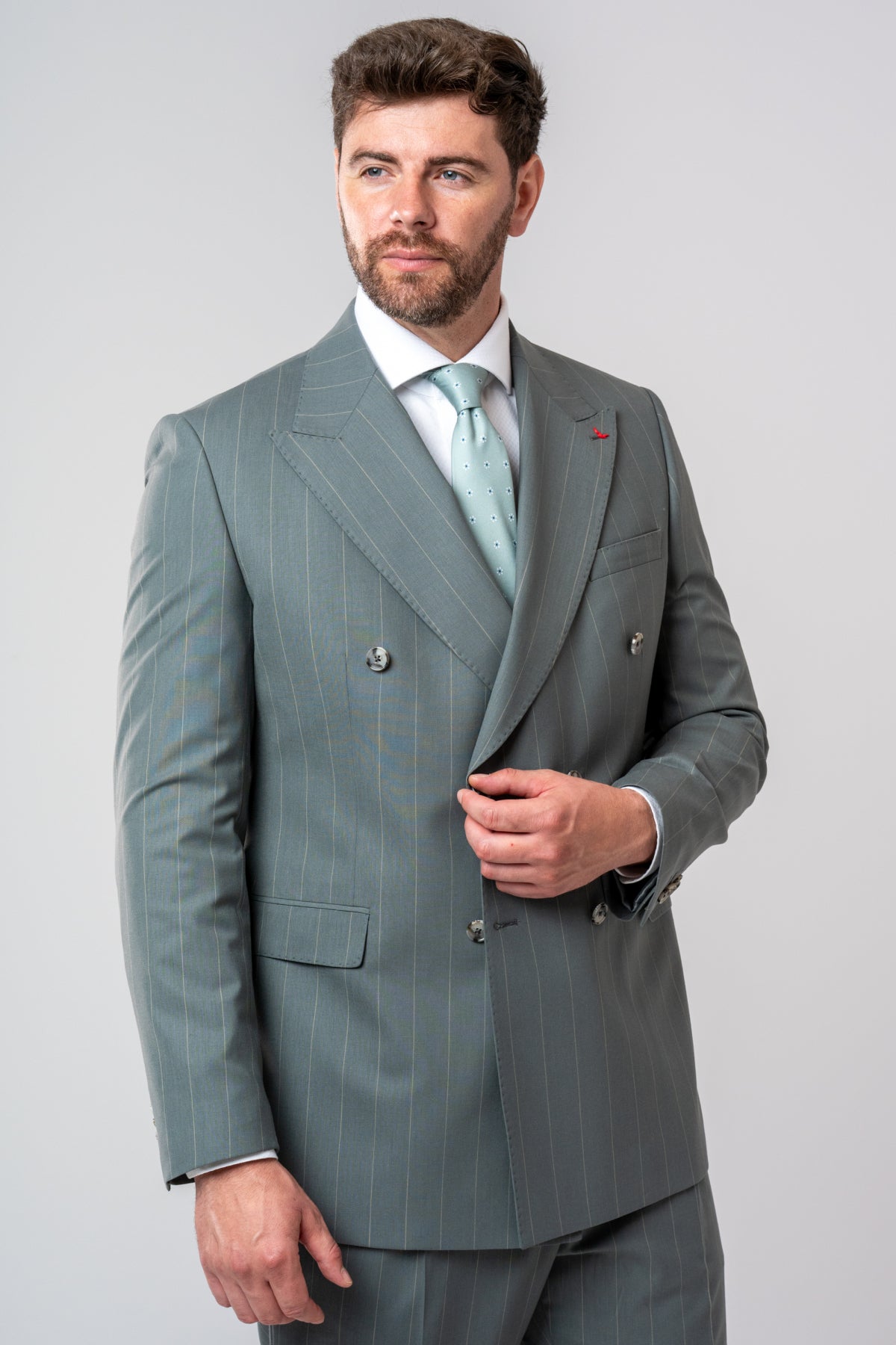 COSTUM REGULAR FIT D'S DAMAT  - Verde