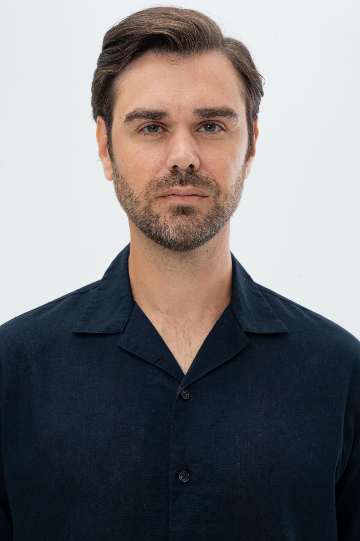 CAMASA RELAXED FIT D'S DAMAT  - Bleumarin