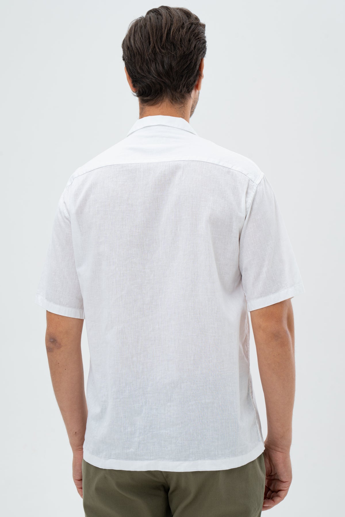 CAMASA RELAXED FIT D'S DAMAT  - Alb