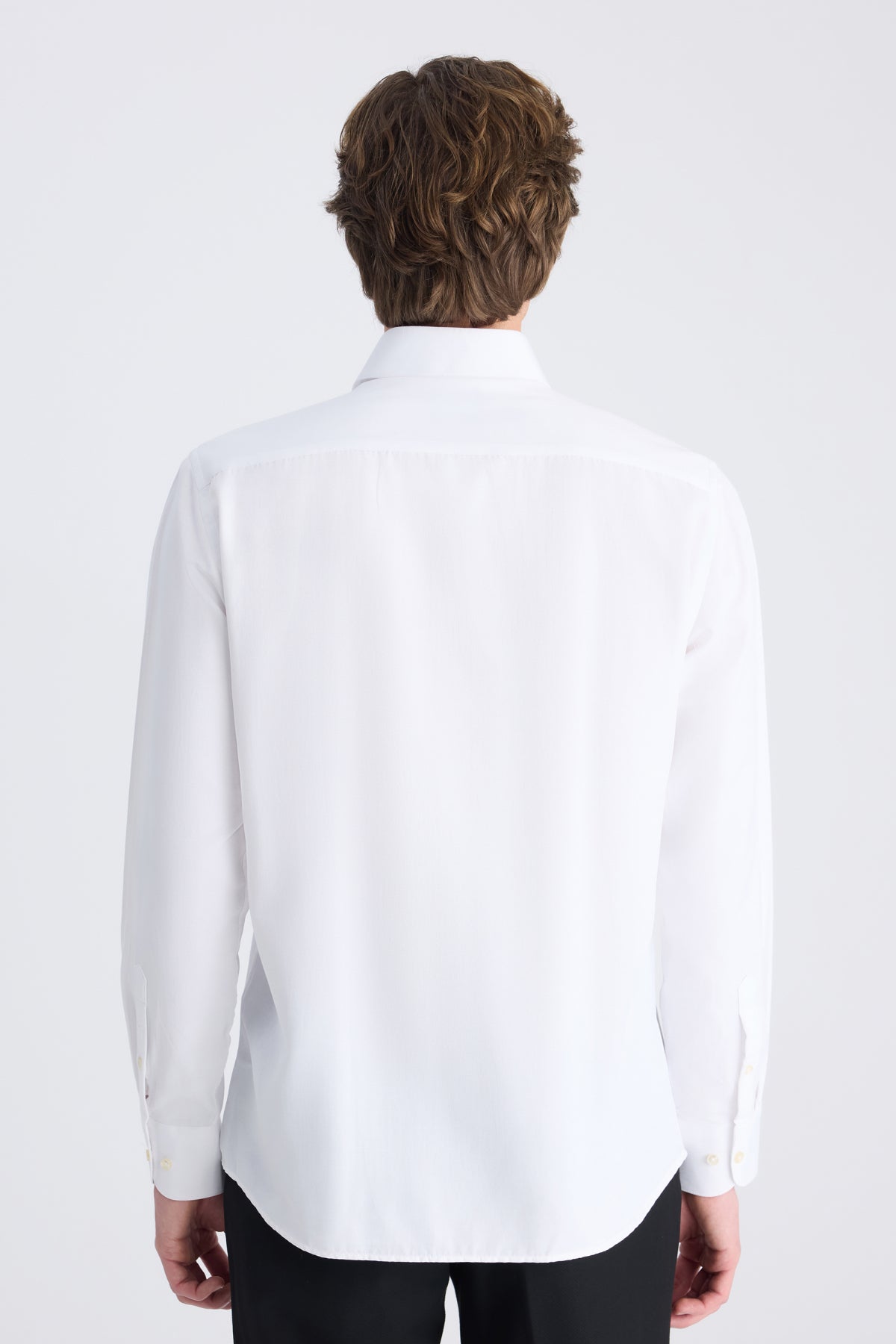 CAMASA SLIM FIT D'S DAMAT  - Alb