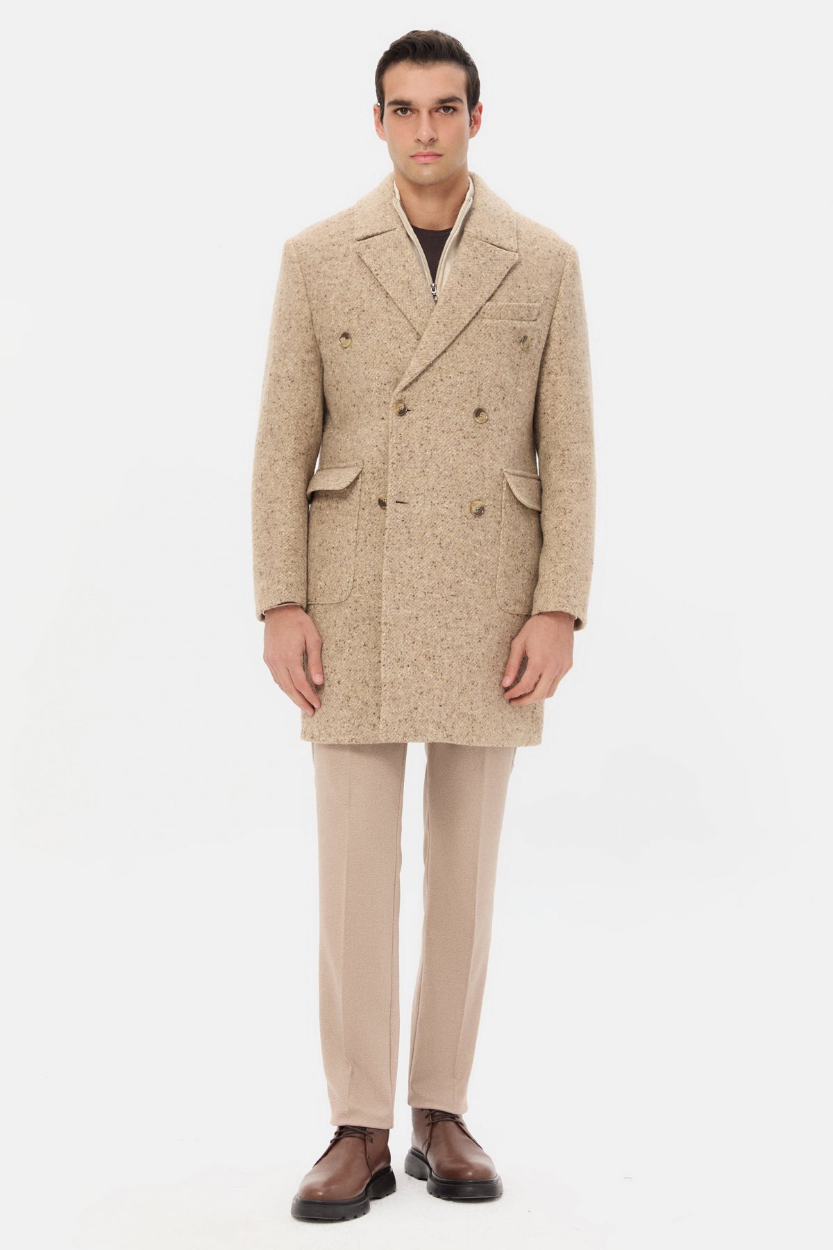 PALTON SLIM FIT D'S DAMAT   - Bej