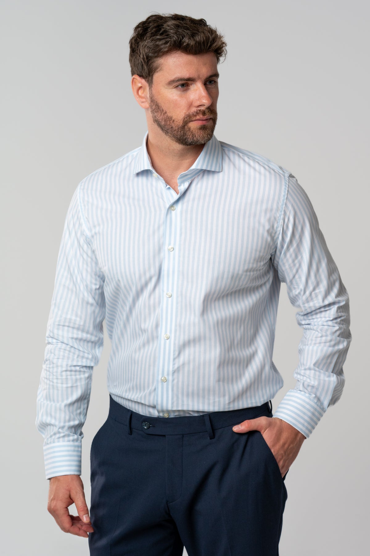 CAMASA SLIM FIT D'S DAMAT  - Bleu