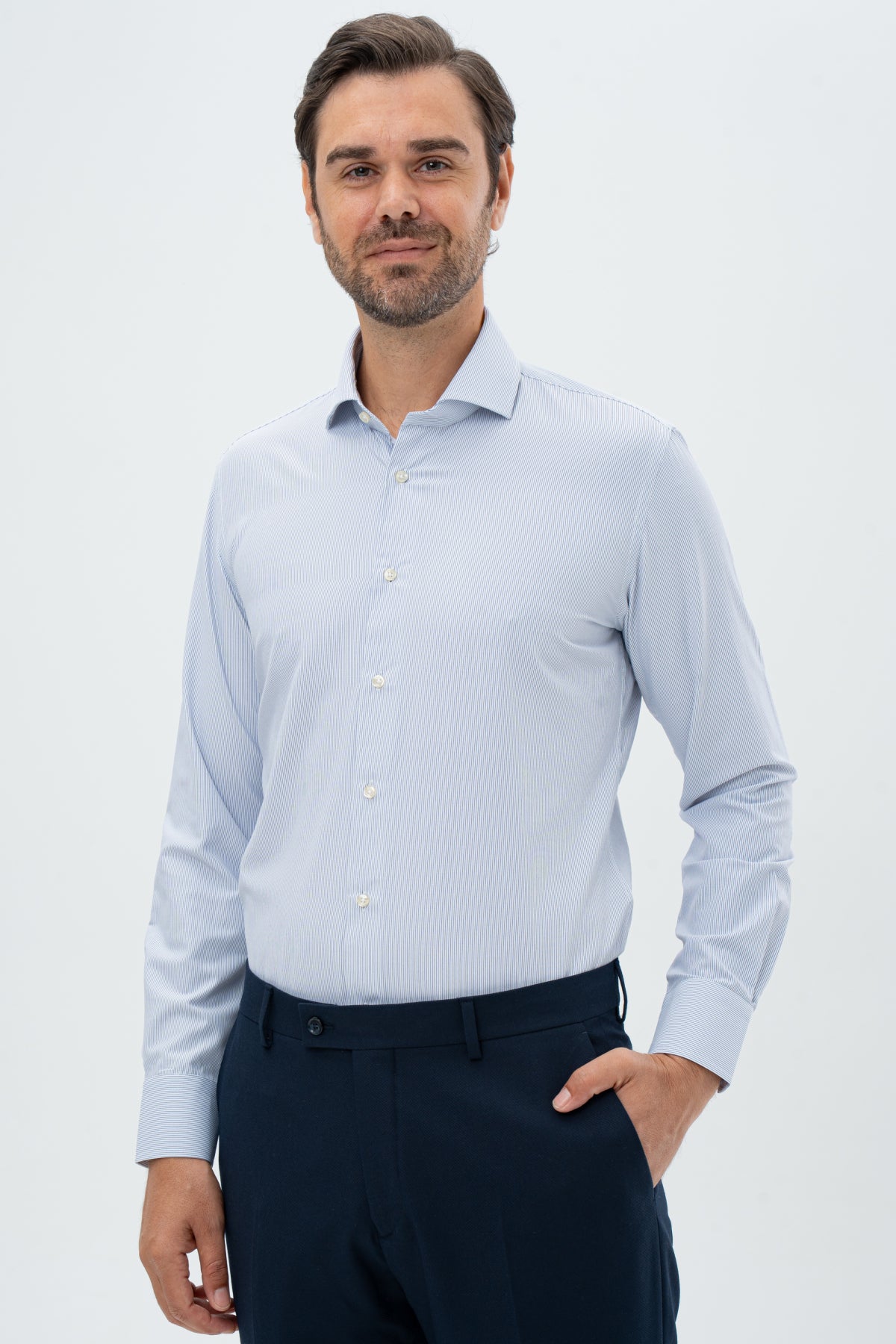 CAMASA SLIM FIT  D'S DAMAT  - Bleumarin