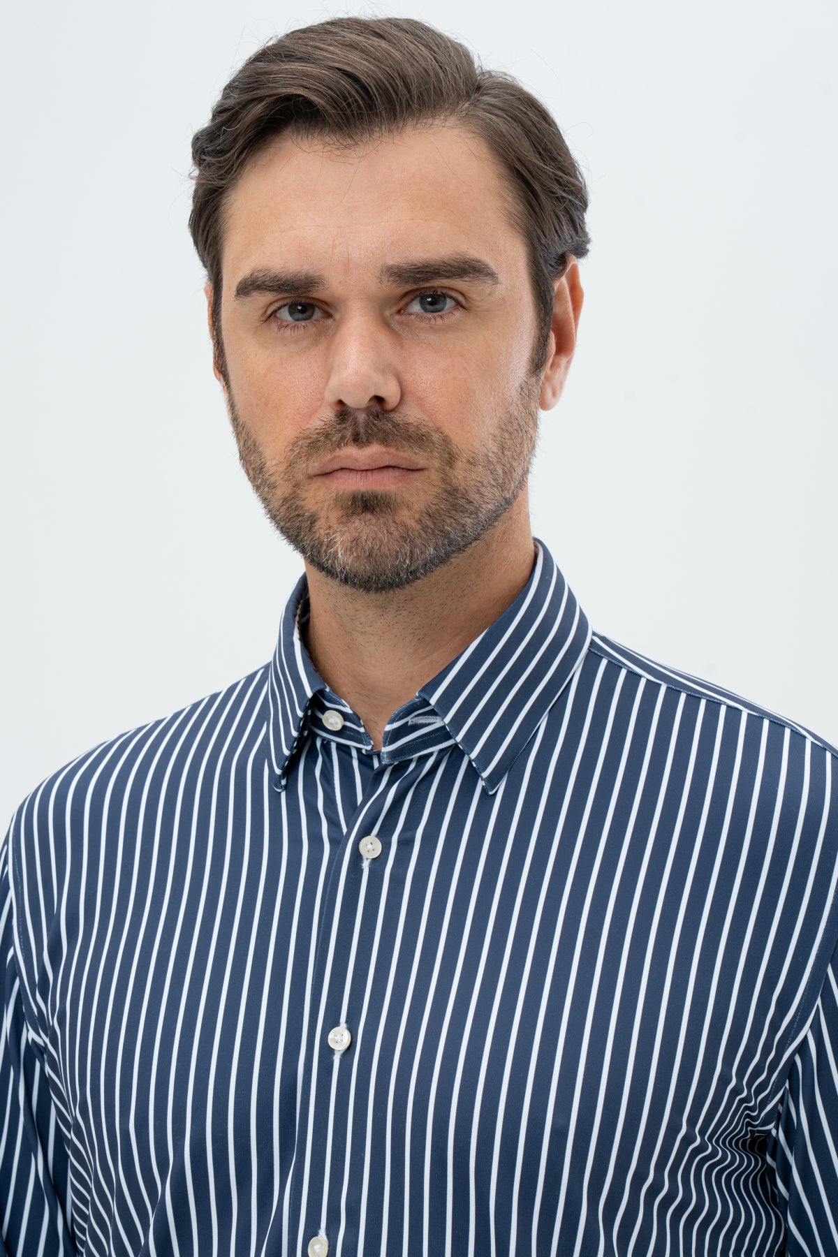 CAMASA SLIM FIT D'S DAMAT  - Bleumarin