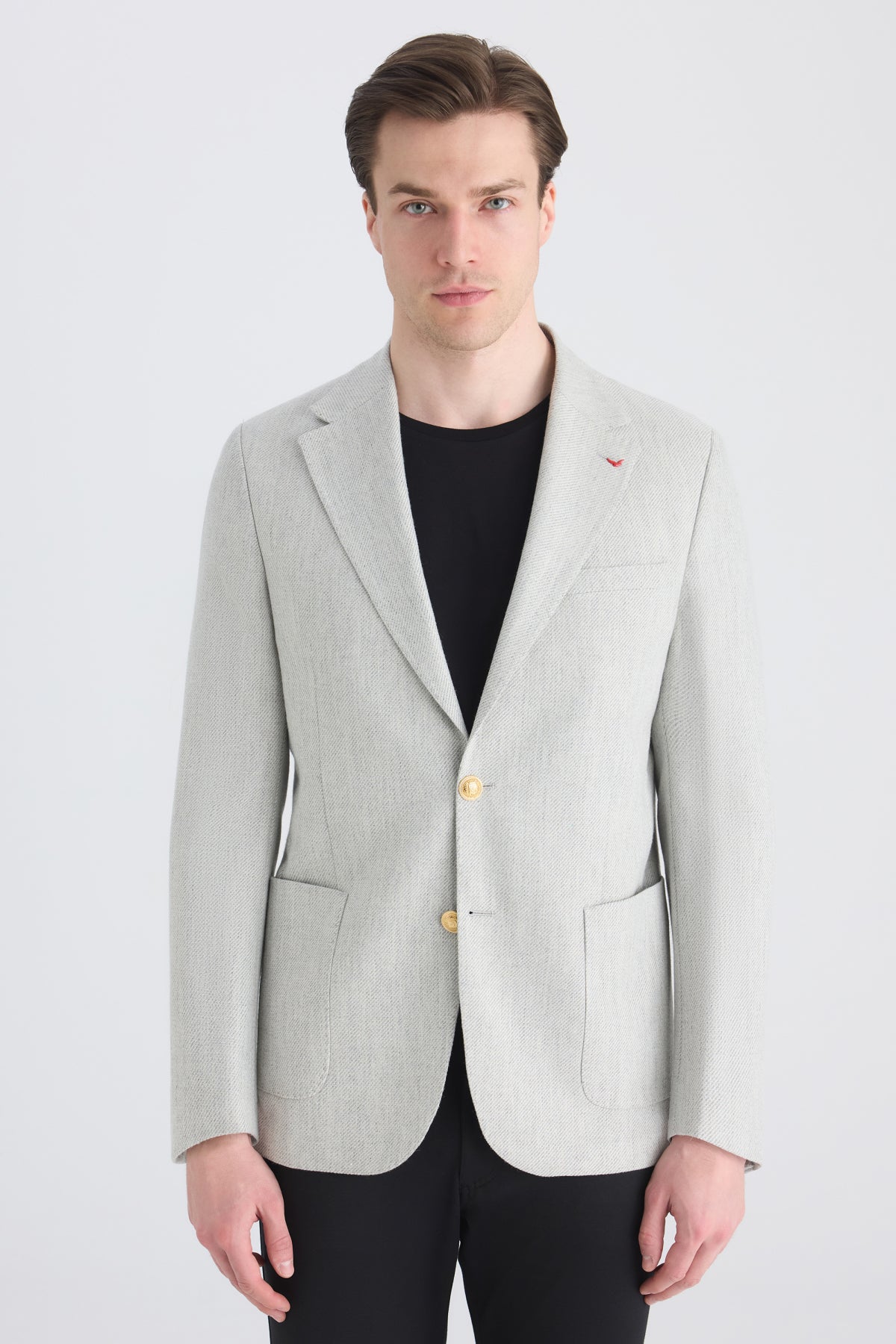 SACOU SLIM FIT D'S DAMAT  - Gri