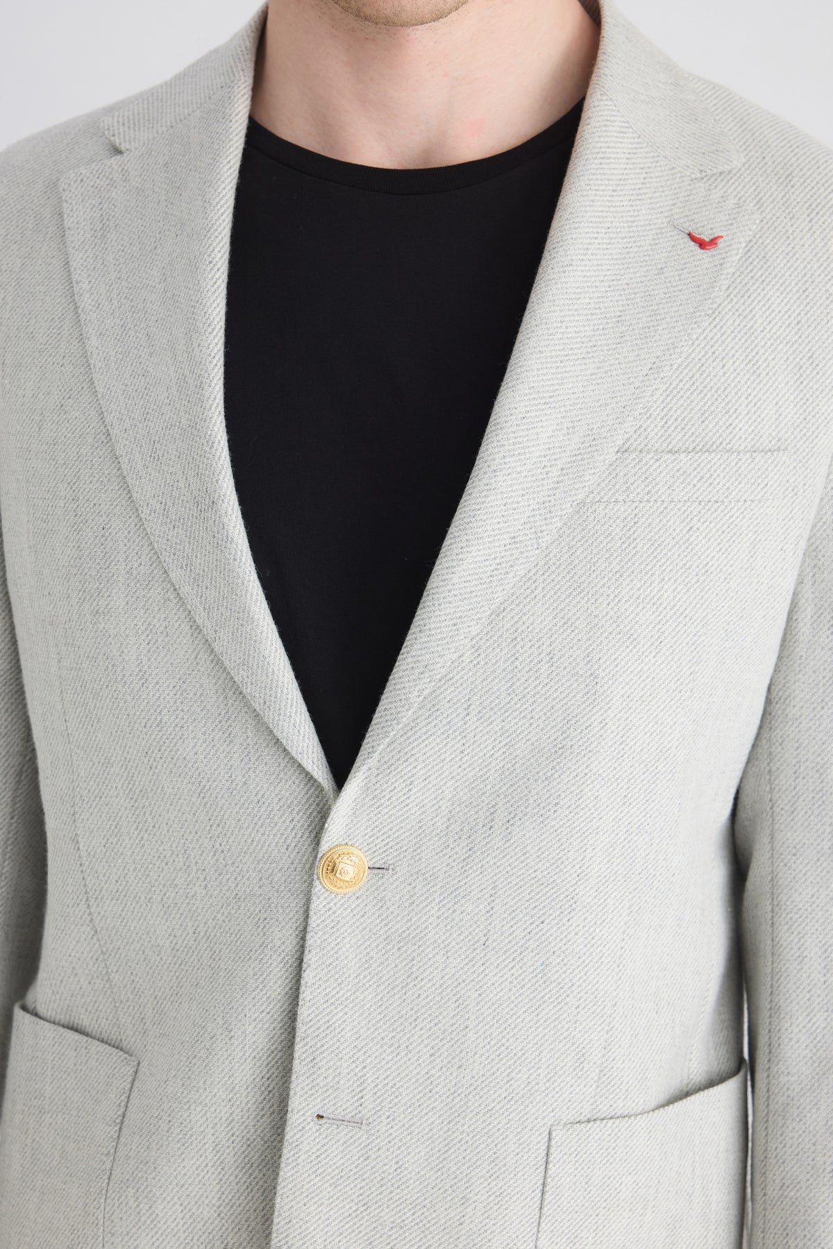 SACOU SLIM FIT D'S DAMAT  - Gri