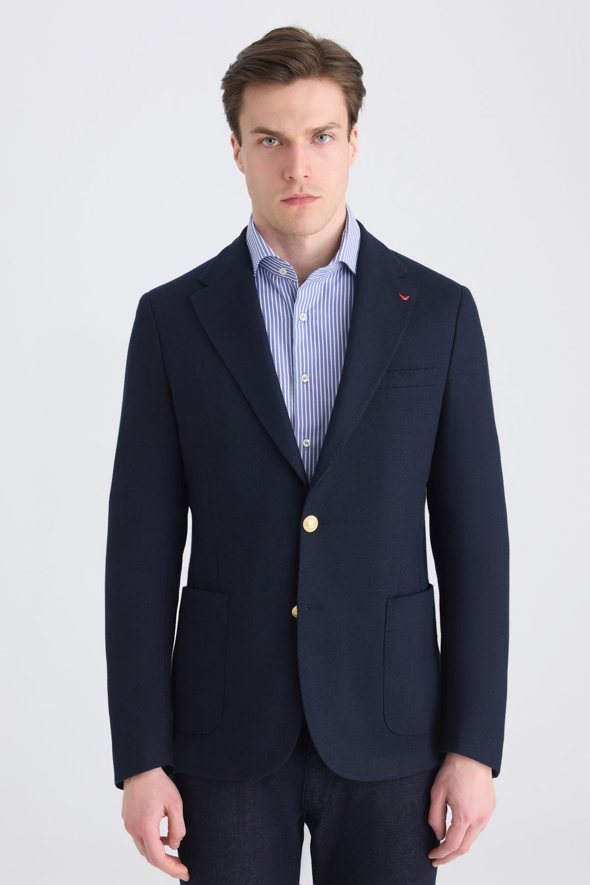 SACOU SLIM FIT D'S DAMAT  - Bleumarin