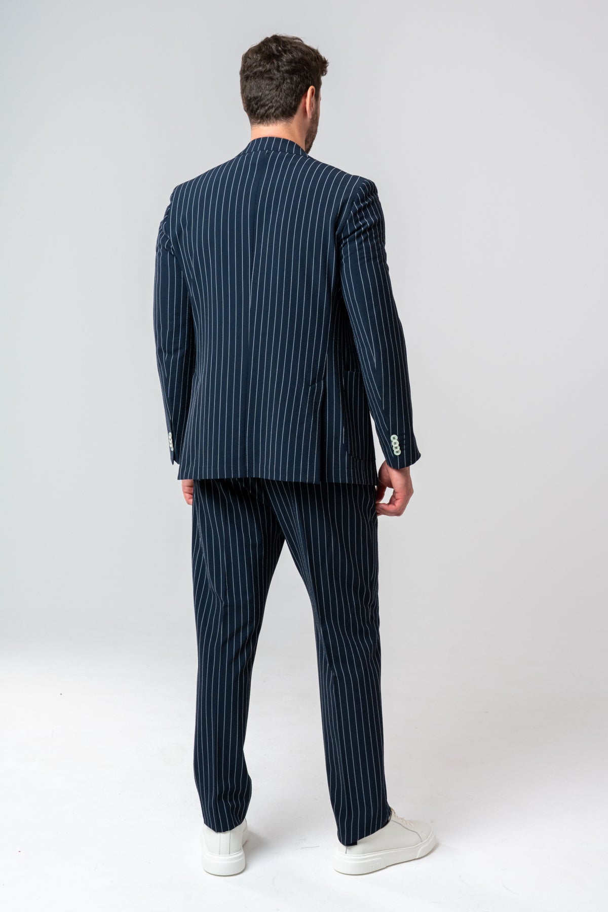 COSTUM CASUAL SLIM FIT D'S DAMAT  - Bleumarin