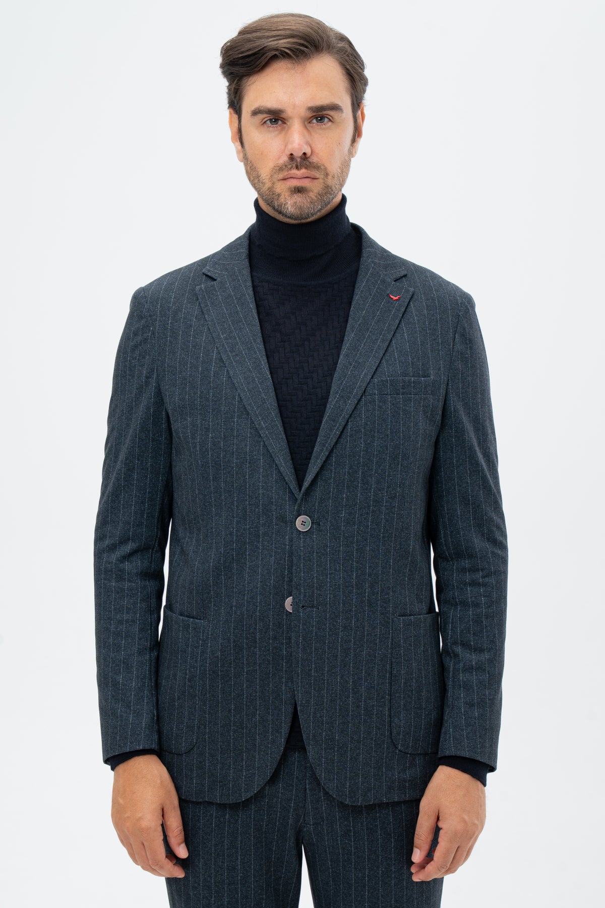 COSTUM SLIM FIT D'S DAMAT   - Bleumarin