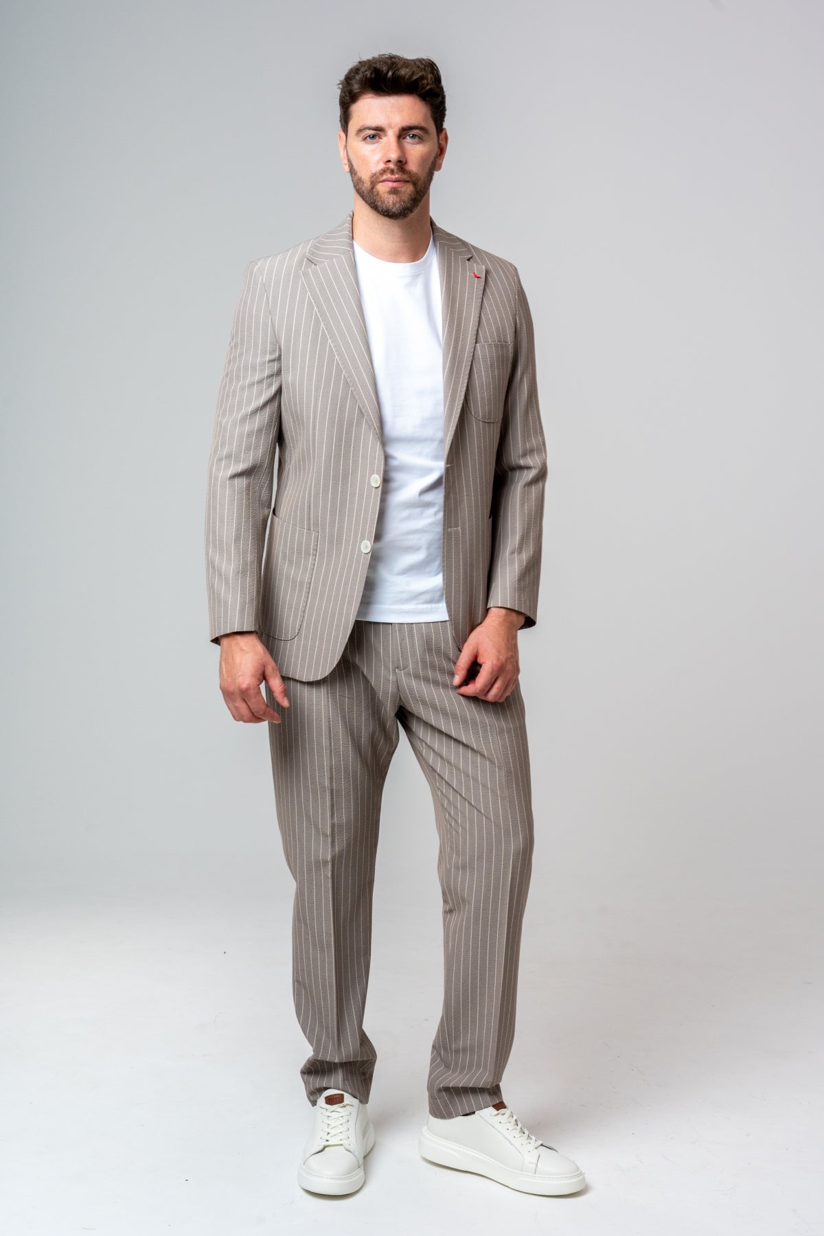 COSTUM CASUAL SLIM FIT D'S DAMAT  - Bej