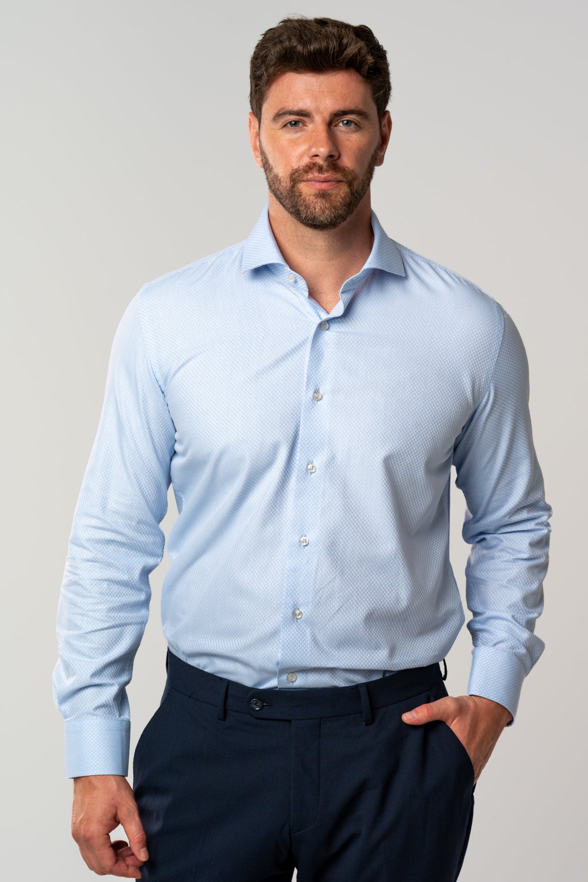 CAMASA SLIM FIT D'S DAMAT  - Bleu